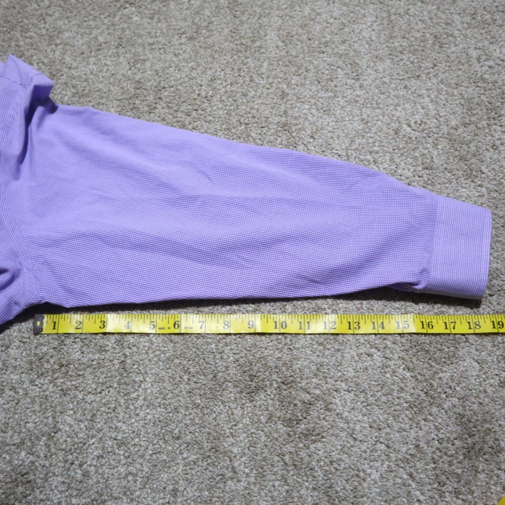 Croft & Barrow Croft & Barrow Shirt Button-Up Long Sleeve 2XL Purple Men Size US XXL / EU 58 / 5 - 7 Thumbnail
