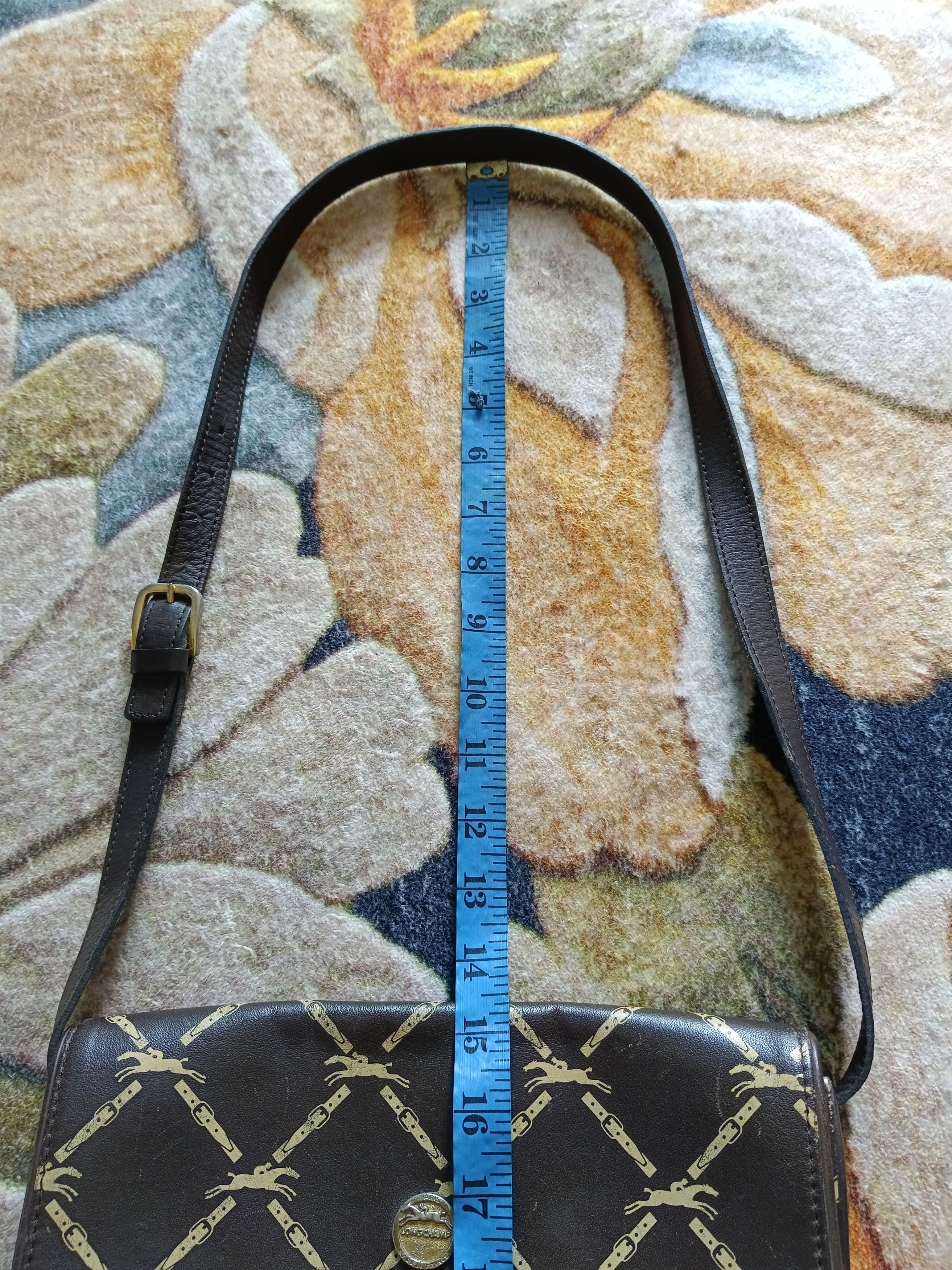 Longchamp × Vintage VINTAGE LONGCHAMP MONOGRAM CROSSBODY Size ONE SIZE - 10 Thumbnail