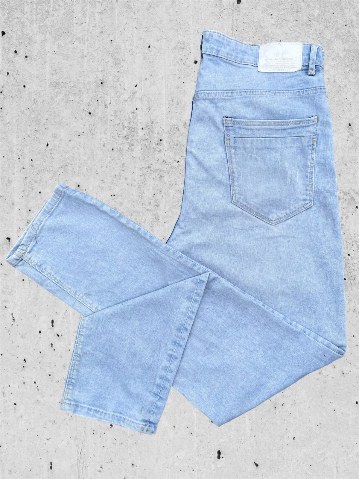 Bershka × Jean 🔥 Bershka Light Blue Distressed Denim W36 🔥 Size US 36 / EU 52 - 13 Thumbnail