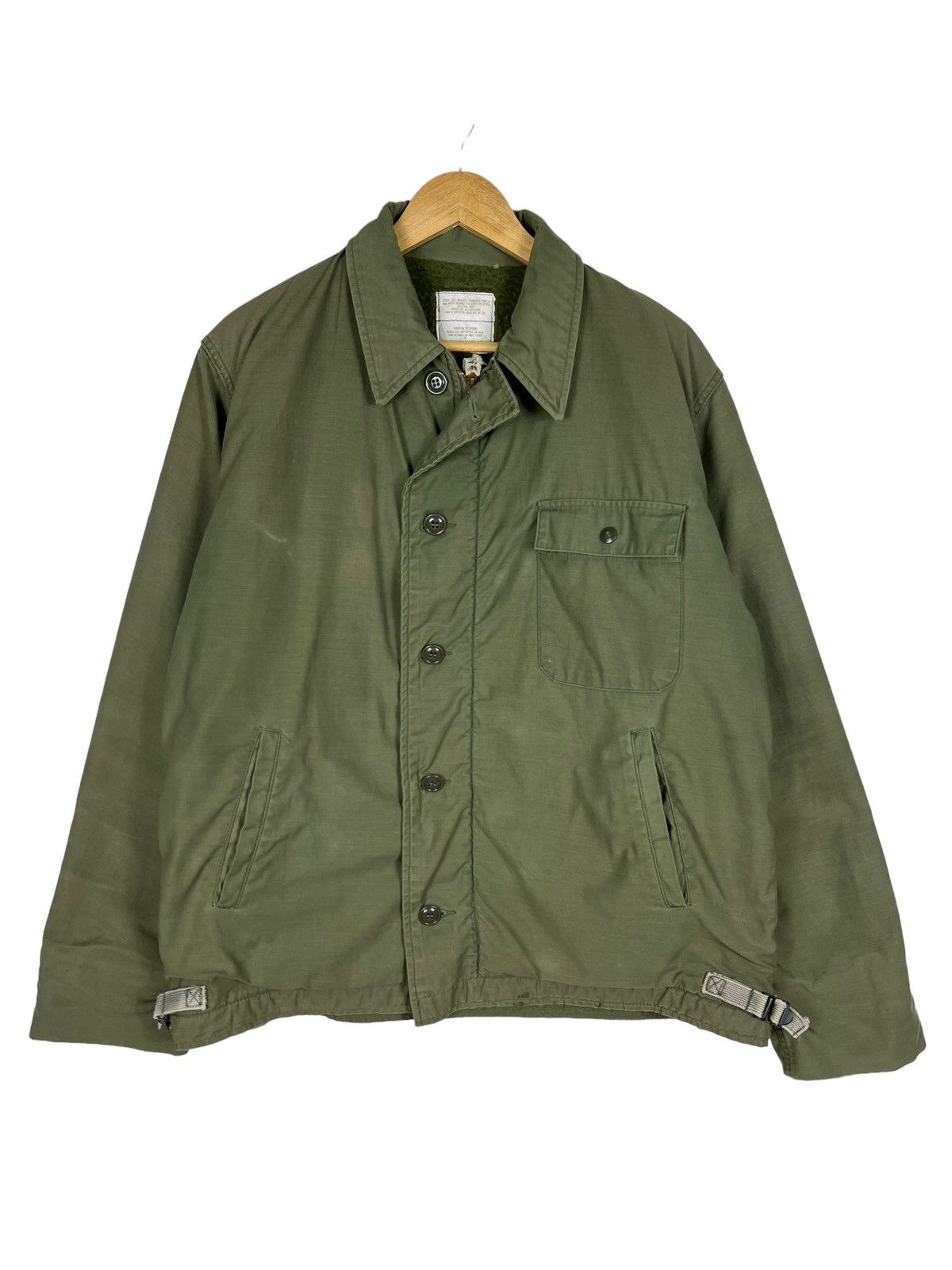 Vintage 🔥TRUE VINTAGE MILITARY NAVEDTRA N-1 DECK JACKET MADE IN USA Size US L / EU 52-54 / 3 - 3 Thumbnail