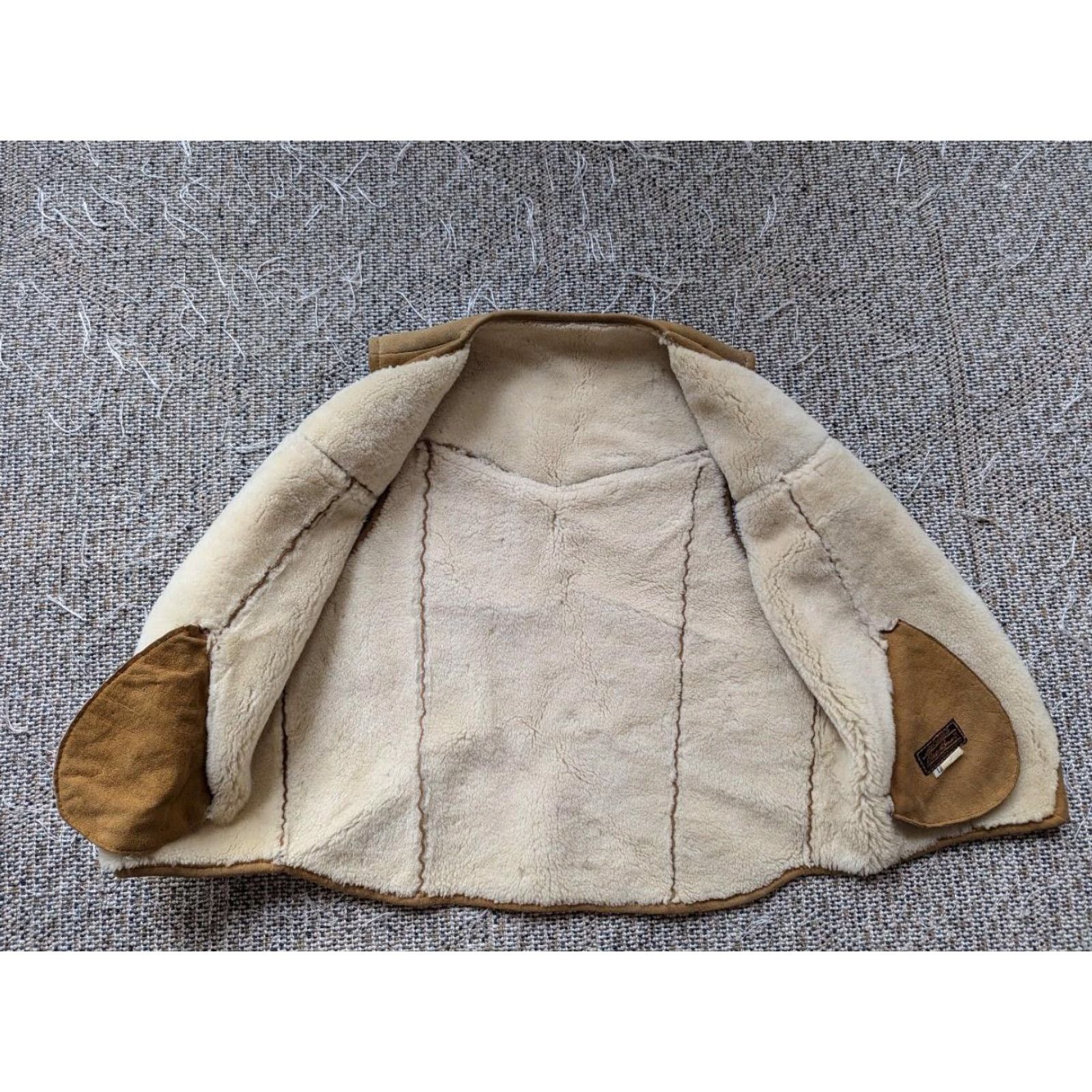Eddie Bauer VINTAGE Eddie Bauer Vest Men M 40 Brown Sheepskin Leather Western Shearling Wool Lining Chest 40in Measurements 1960s Size US M / EU 48-50 / 2 - 6 Thumbnail