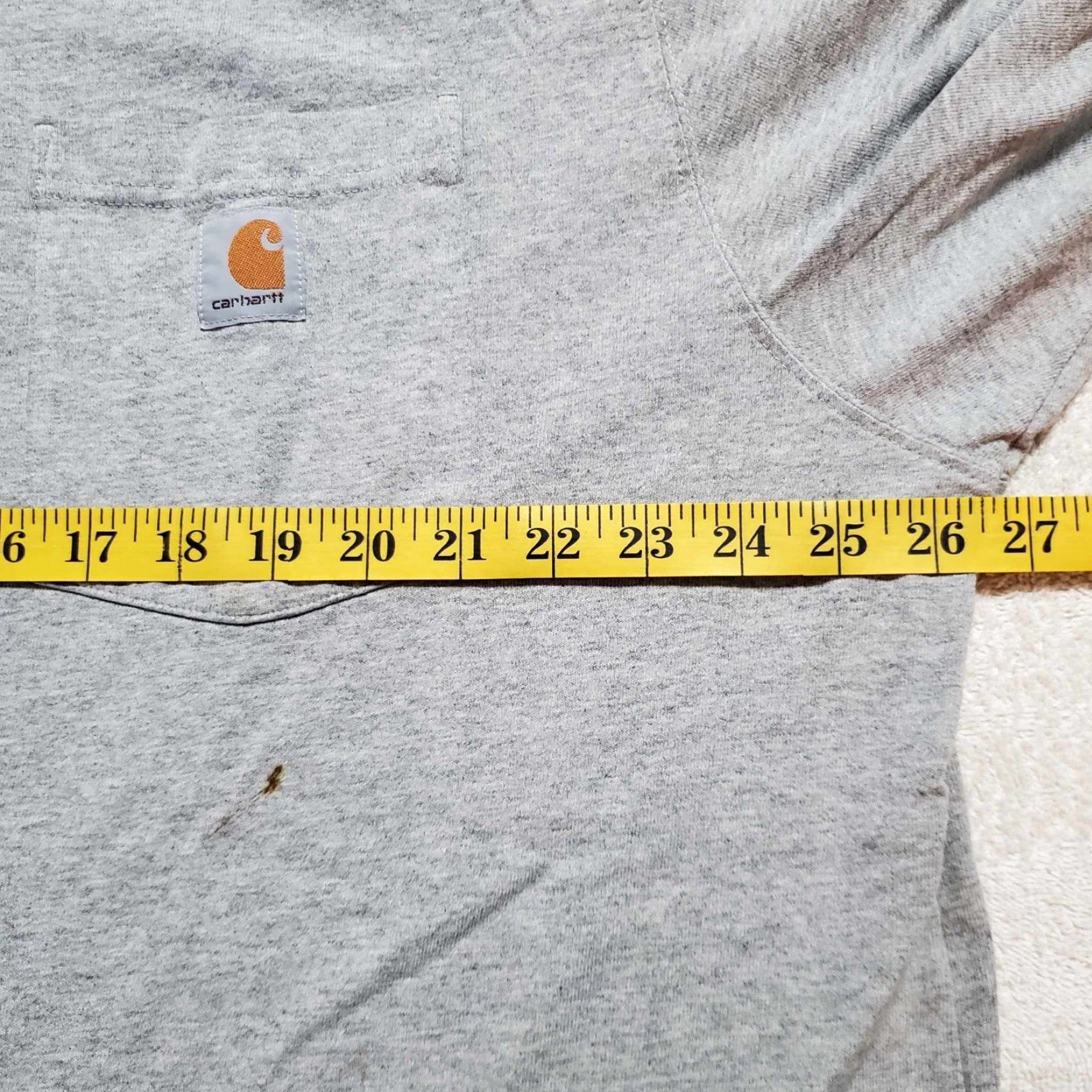 Carhartt Carhartt Shirt Mens XL Gray Henley Pocket Short Sleeve Workwear Size US XL / EU 56 / 4 - 5 Thumbnail