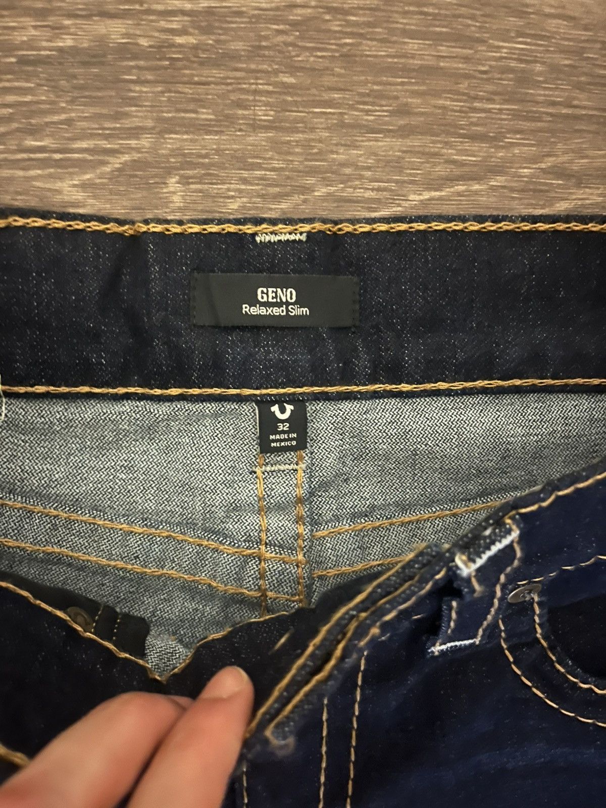 True Religion True Religion Geno Flap Big T Razor Dark Rips Size US 32 / EU 48 - 5 Thumbnail
