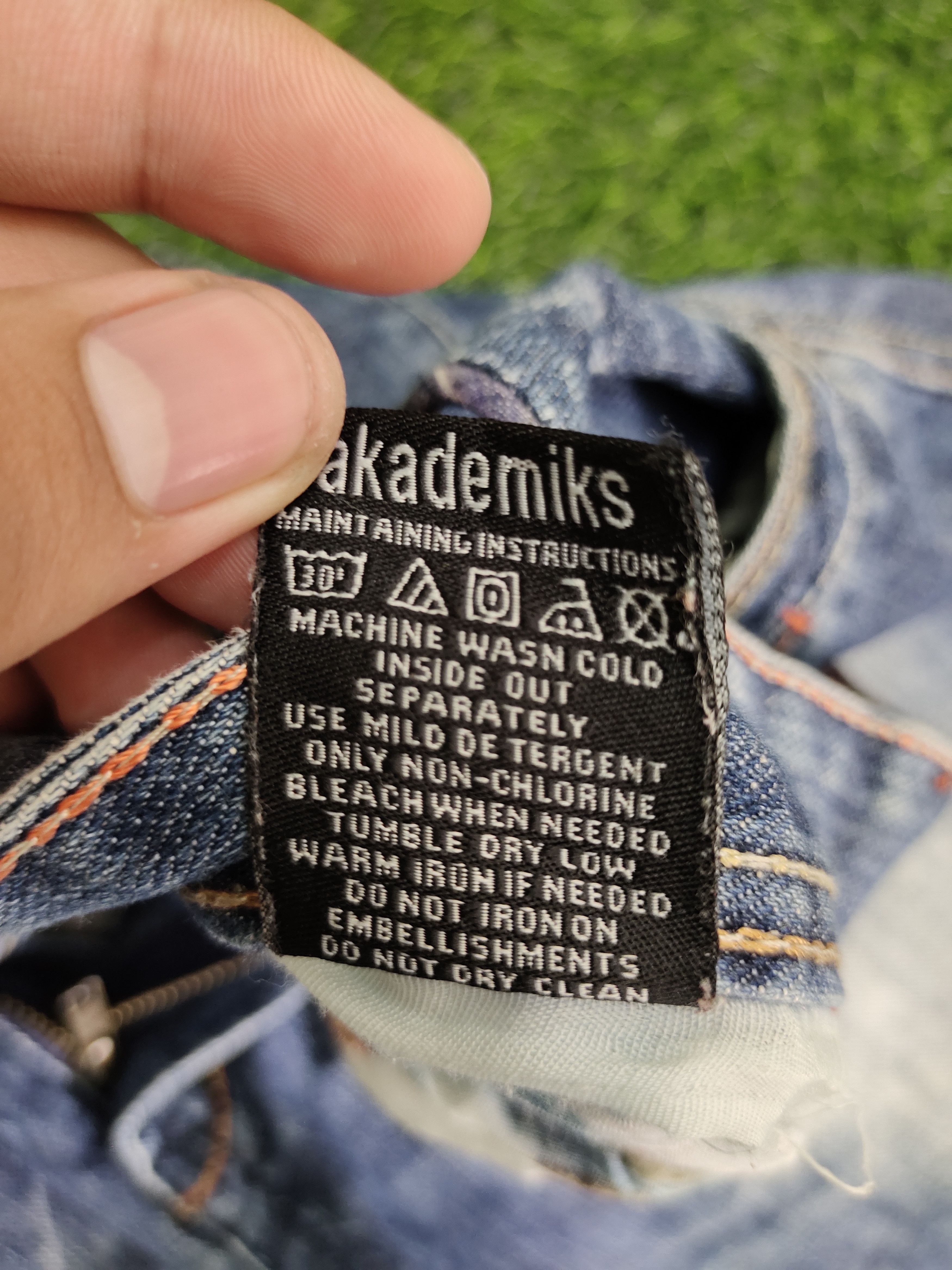 Akademiks Baggy Jeans Akademiks Lot 009 Denim Wide Loose Leg Jnco Size US 40 / EU 56 - 20 Thumbnail