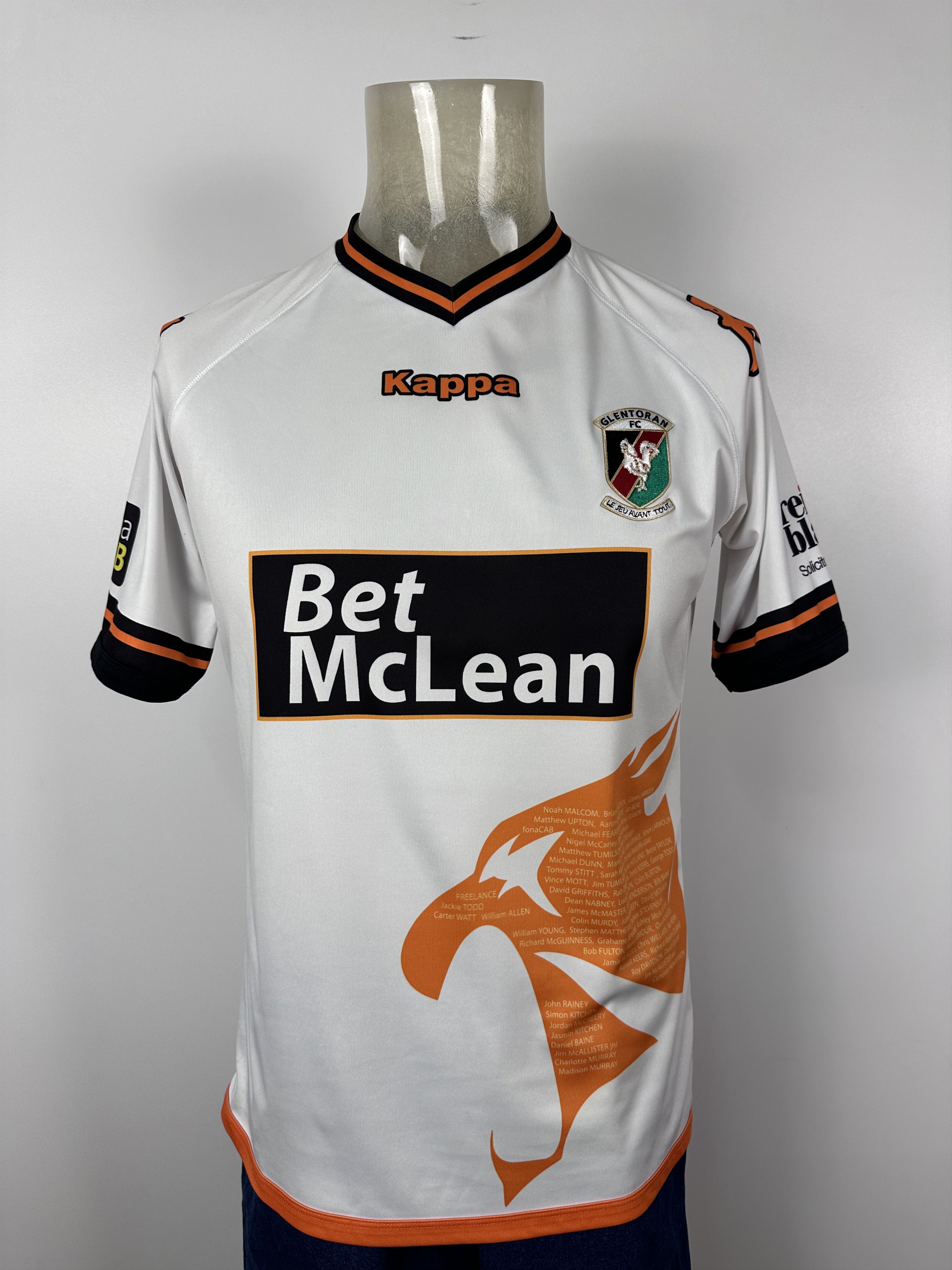 Kappa Glentoran 2015 2016 Football Shirts Soccer Jersey Kappa Sz L Size US L / EU 52-54 / 3 - 1 Thumbnail