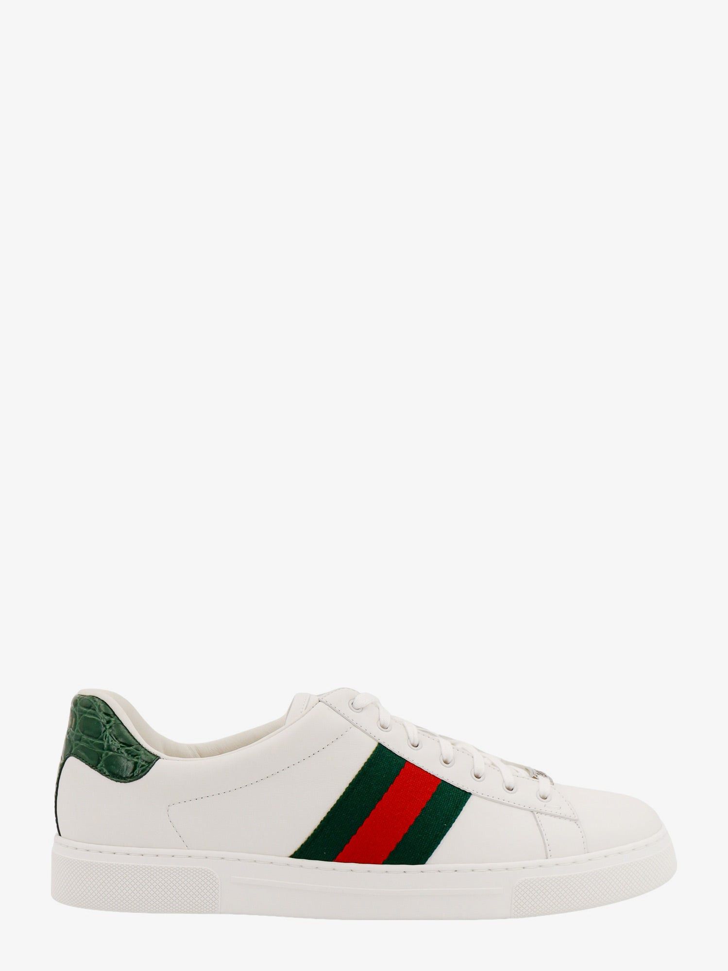 image of Gucci Ace Man White Sneakers, Men's (Size 12)