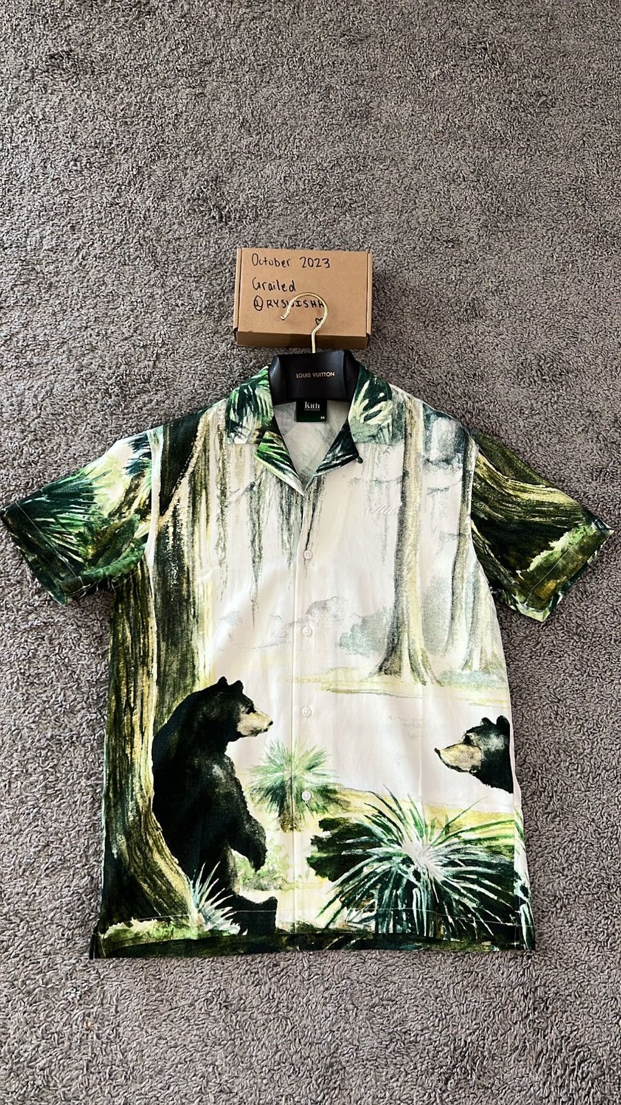 Kith Kith for AMNH Black Bear Camp Collar Shirt | Grailed