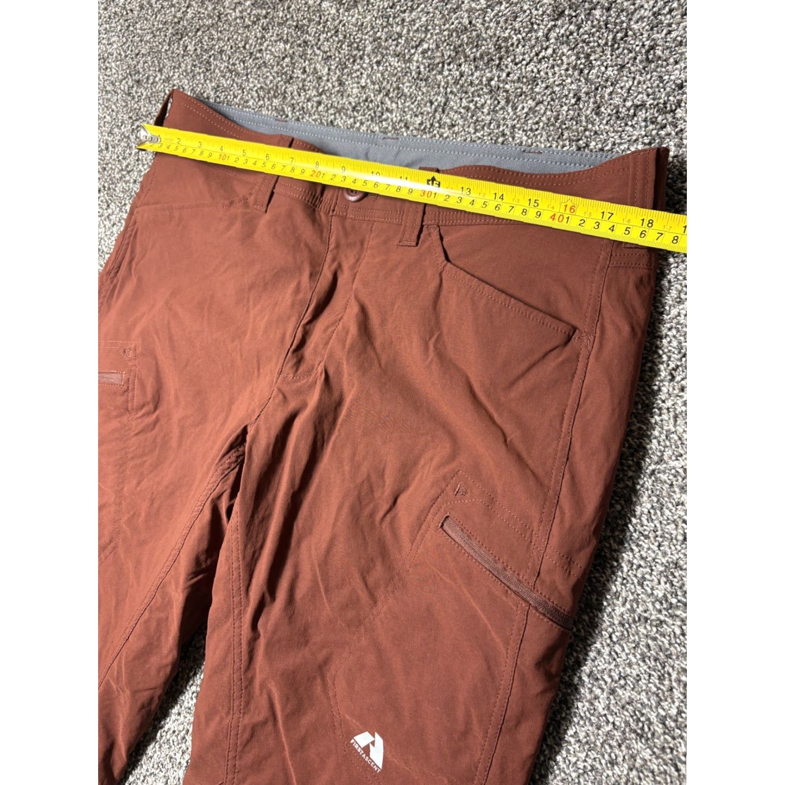 Eddie Bauer VINTAGE? No — Eddie Bauer First Ascent Fleece Lined Pants Mens 36x30 Red Outdoor Hiking Size US 36 / EU 52 - 3 Thumbnail