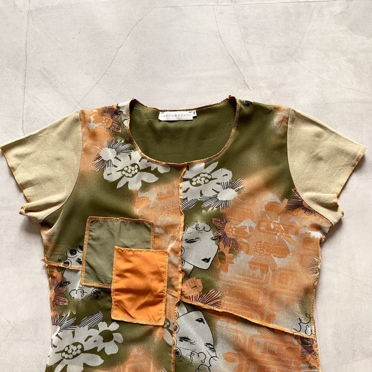Cop Copine Japan Hysteric Glamour JPG Style T-Shirt Tee Cop Copine Y2K Size M / US 6-8 / IT 42-44 - 4 Thumbnail