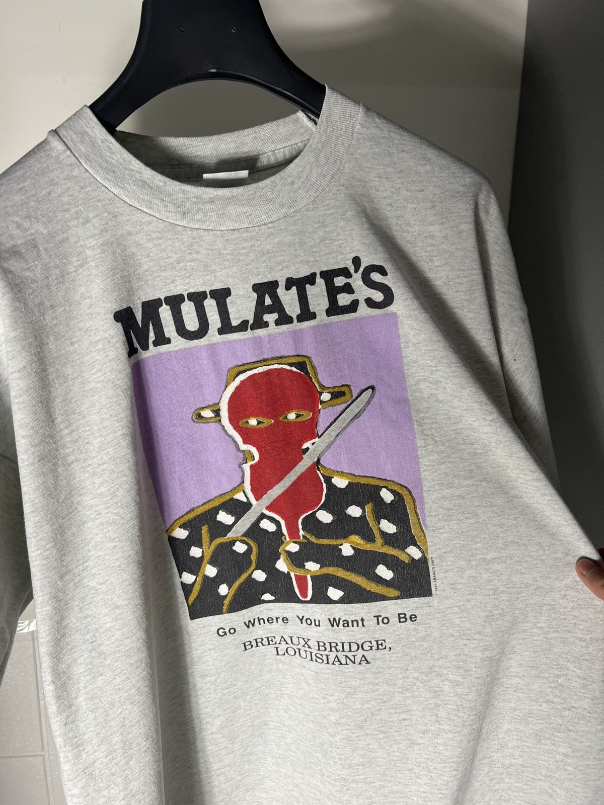 Fruit Of The Loom × Vintage VERY RARE FRANCIS PAVY RETRO T-SHIRT DESIGNER 1991 Y2K 90s Size US XL / EU 56 / 4 - 4 Thumbnail
