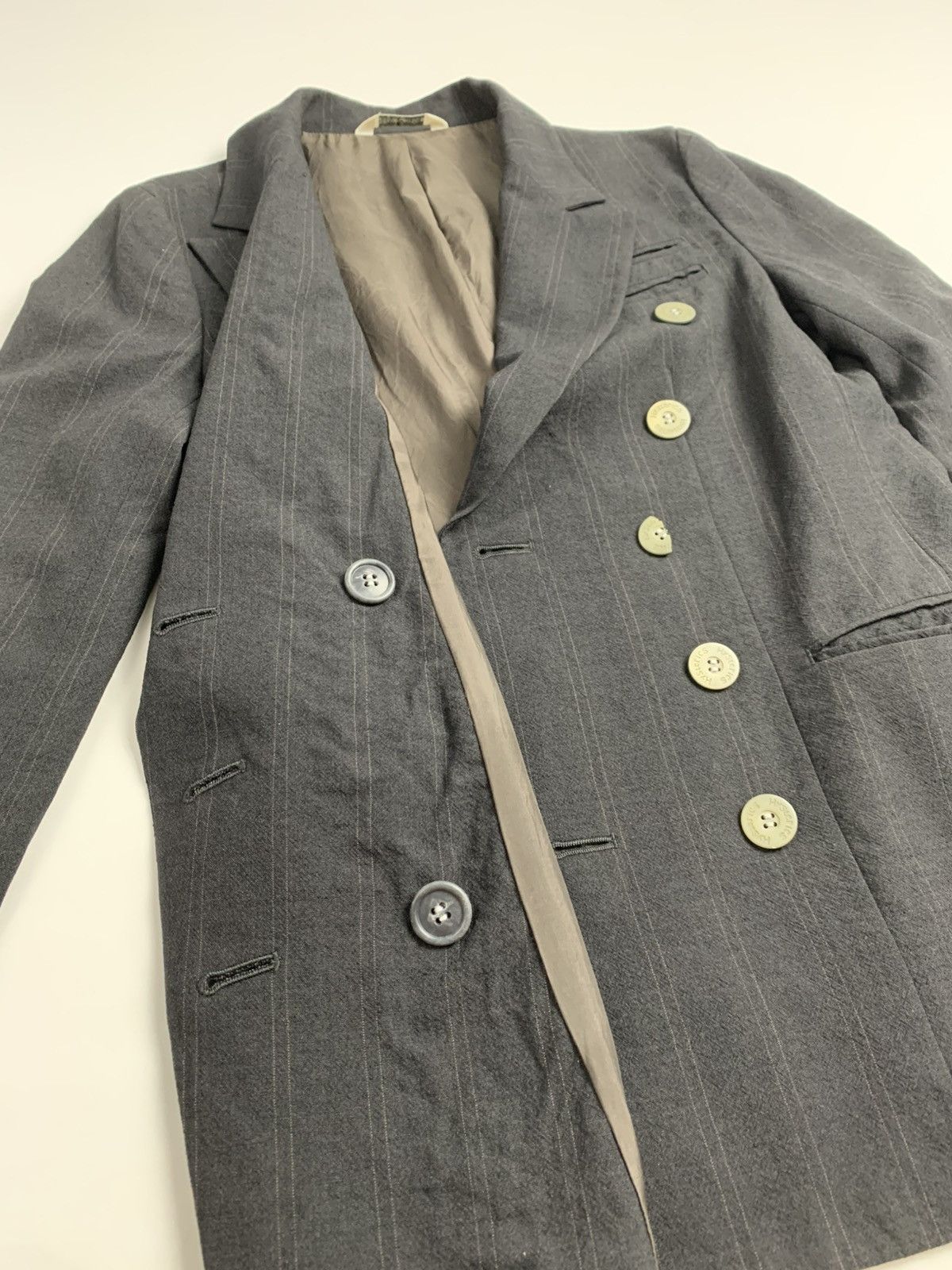 Hysteric Glamour Hysterics Vintage Pinstripe Double Breasted Blazer Size M / US 6-8 / IT 42-44 - 18 Thumbnail