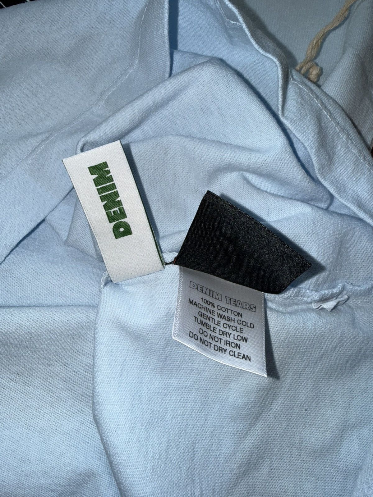 DENIM TEARS Denim Tears Nightlife Tee Baby Blue Medium Size US M / EU 48-50 / 2 - 9 Thumbnail