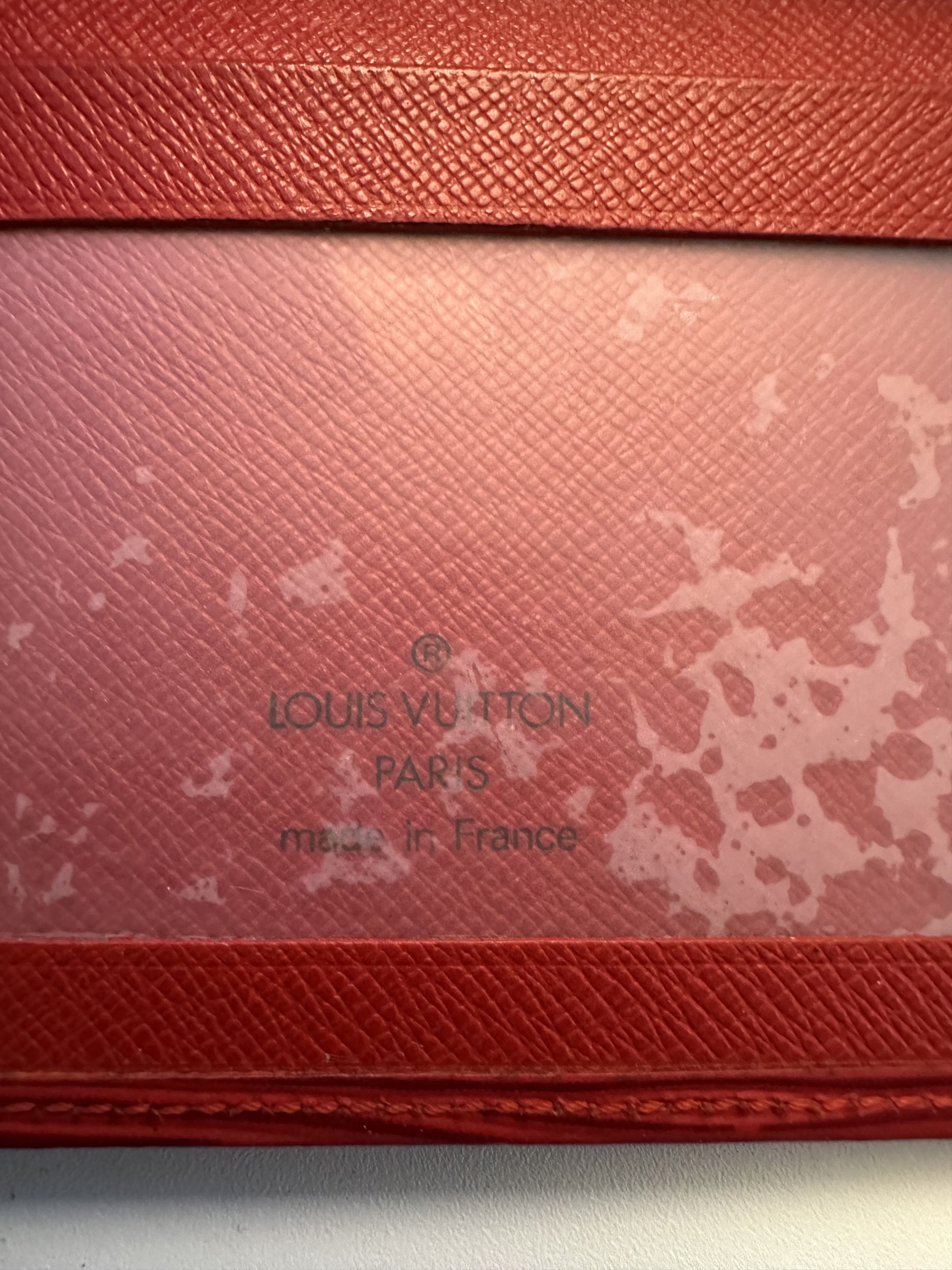 Louis Vuitton Red Ebi LV Card Holder Size ONE SIZE - 5 Thumbnail