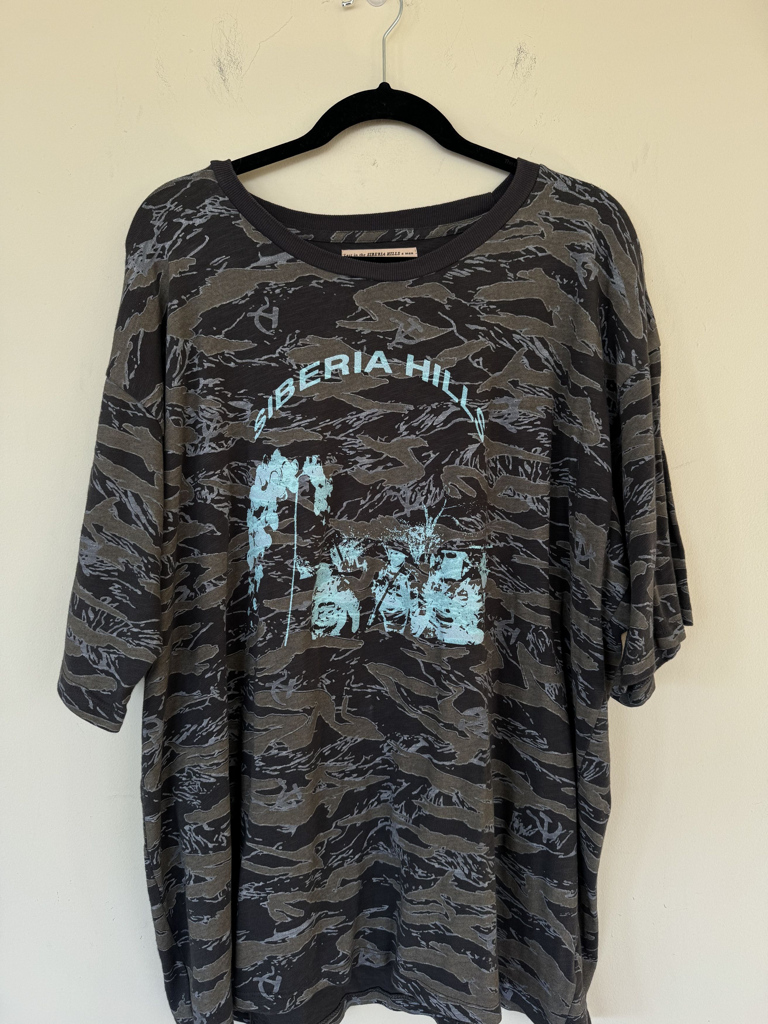 Siberia Hills Siberia Hills Camo Tee KEEP BACK 500 FEET Size US XXL / EU 58 / 5 - 2 Thumbnail
