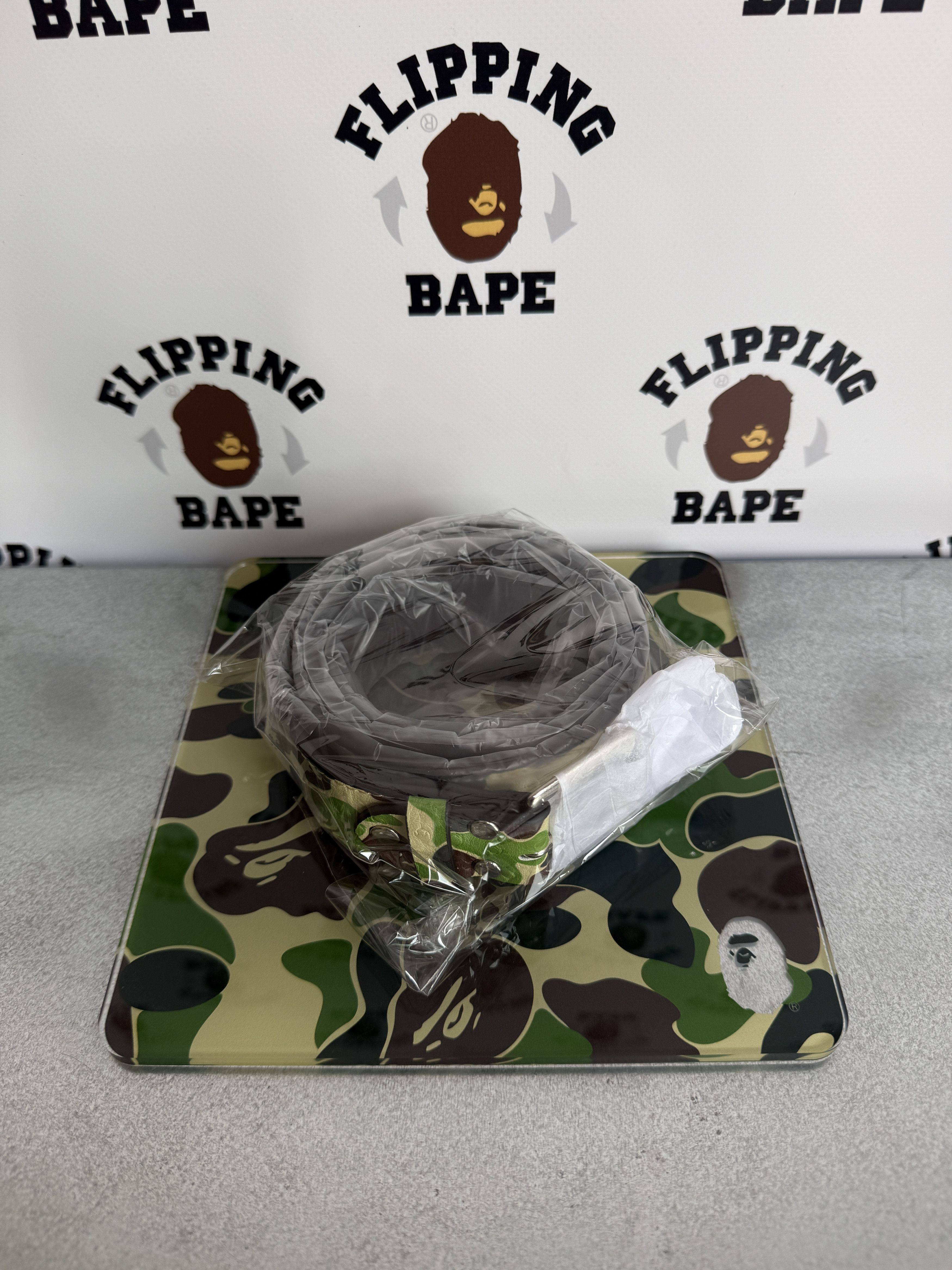 Bape BAPE ABC CAMO PU OSTRICH BELT (L/36) Size 36 - 10 Thumbnail