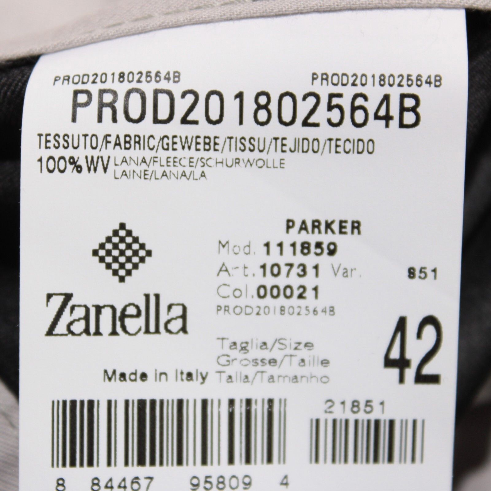 Zanella Zanella New with tags Dress Pants Size 42 US In Gray Size US 42 / EU 58 - 8 Thumbnail