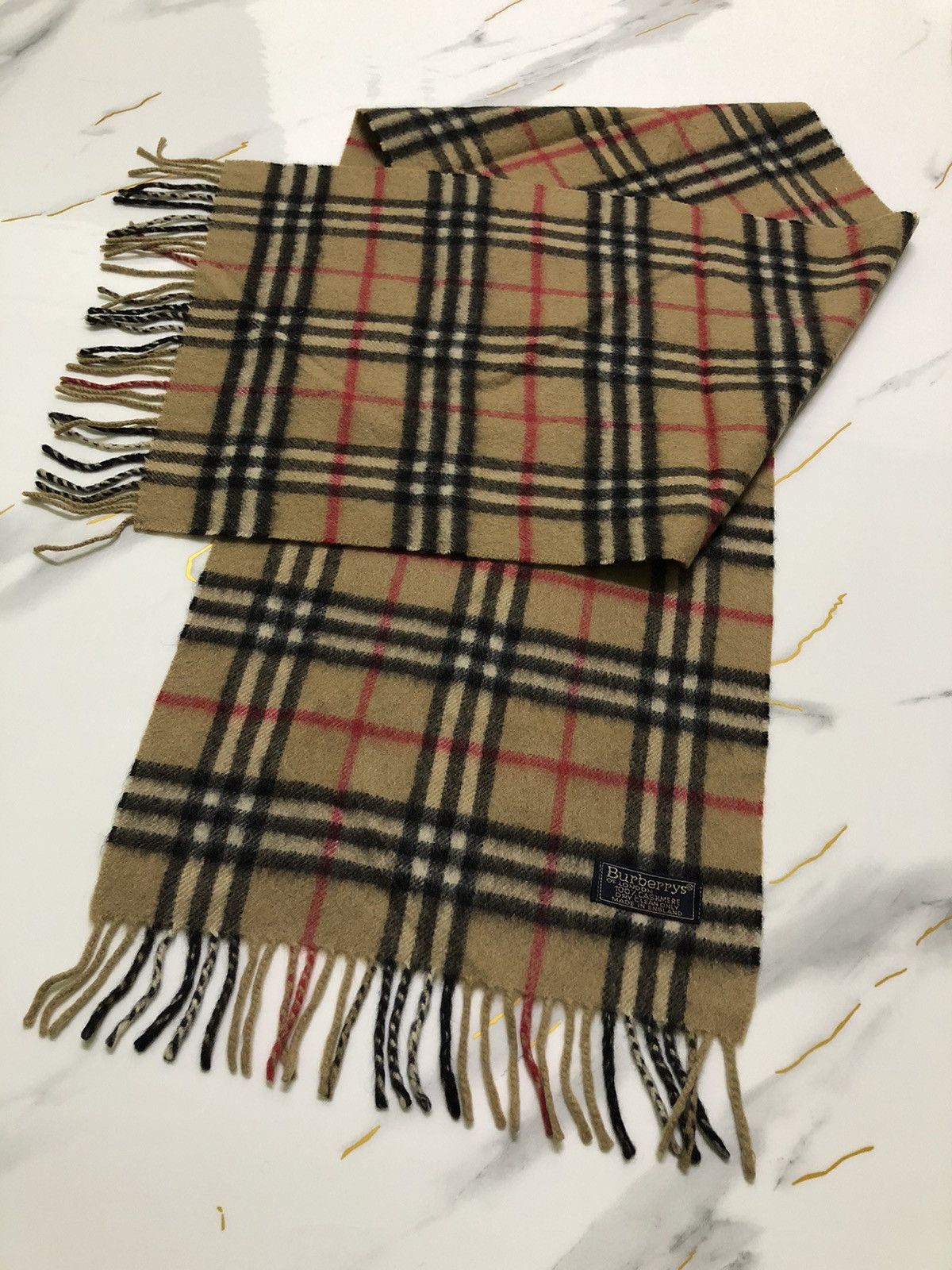 Burberry Vintage Burberry Muffler Scarf Size ONE SIZE - 5 Thumbnail