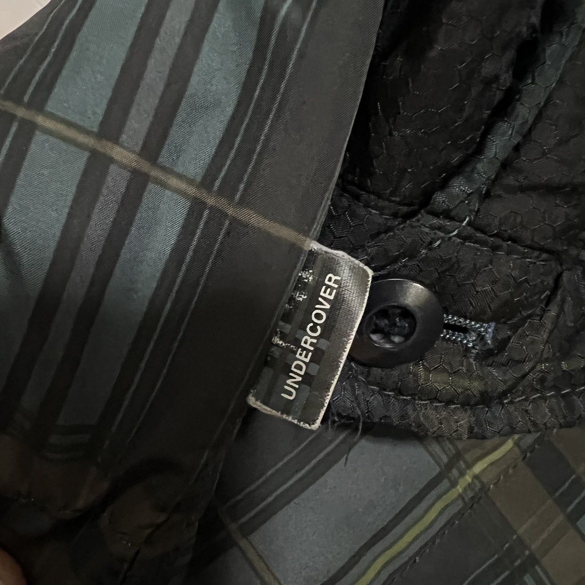 Jun Takahashi AW00 Undercover Melting Pot Plaid Nylon Jacket Size US L / EU 52-54 / 3 - 4 Thumbnail