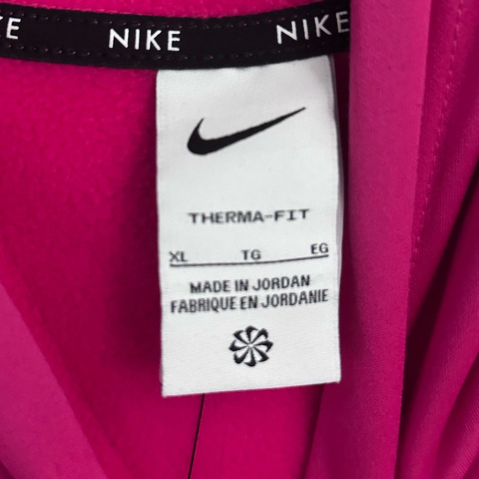 Nike Nike Therma-Fit Fleece Pullover Hoodie Women XL Fuschia Pink Size XL / US 12-14 / IT 48-50 - 3 Thumbnail