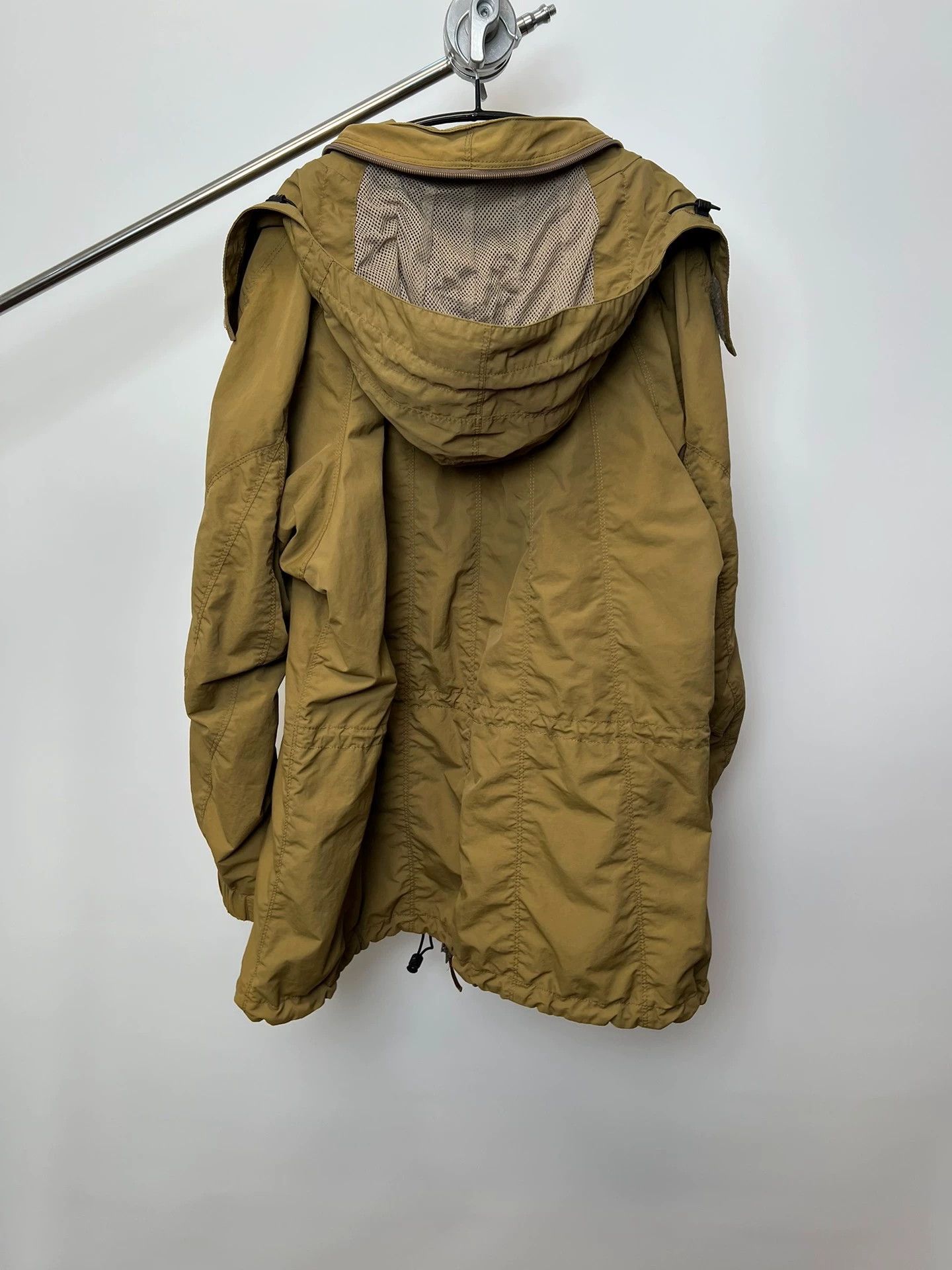 Issey Miyake Issey Miyake Special Cut Tech Hooded Brown Jacket Size US M / EU 48-50 / 2 - 6 Thumbnail