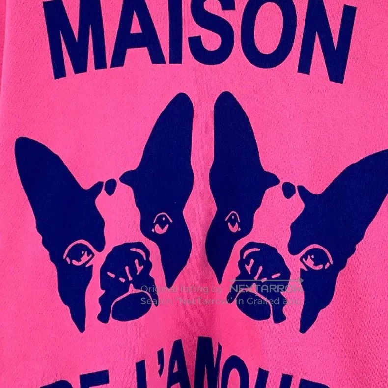 Gucci Gucci Pink logo letter dog head printed beaded cotton roun Size S / US 4 / IT 40 - 4 Thumbnail