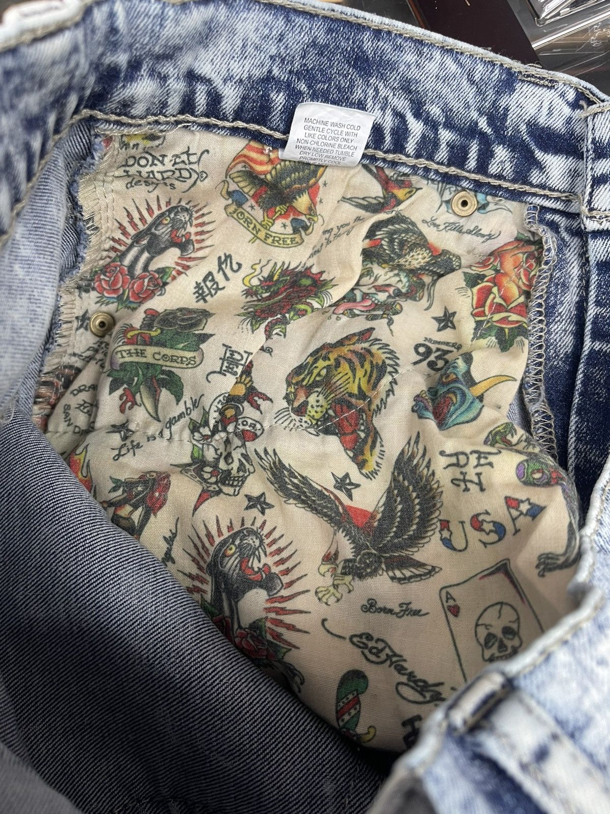 Ed Hardy Size 30 - Ed Hardy Men’s Slim Tiger Print Size US 30 / EU 46 - 10 Thumbnail