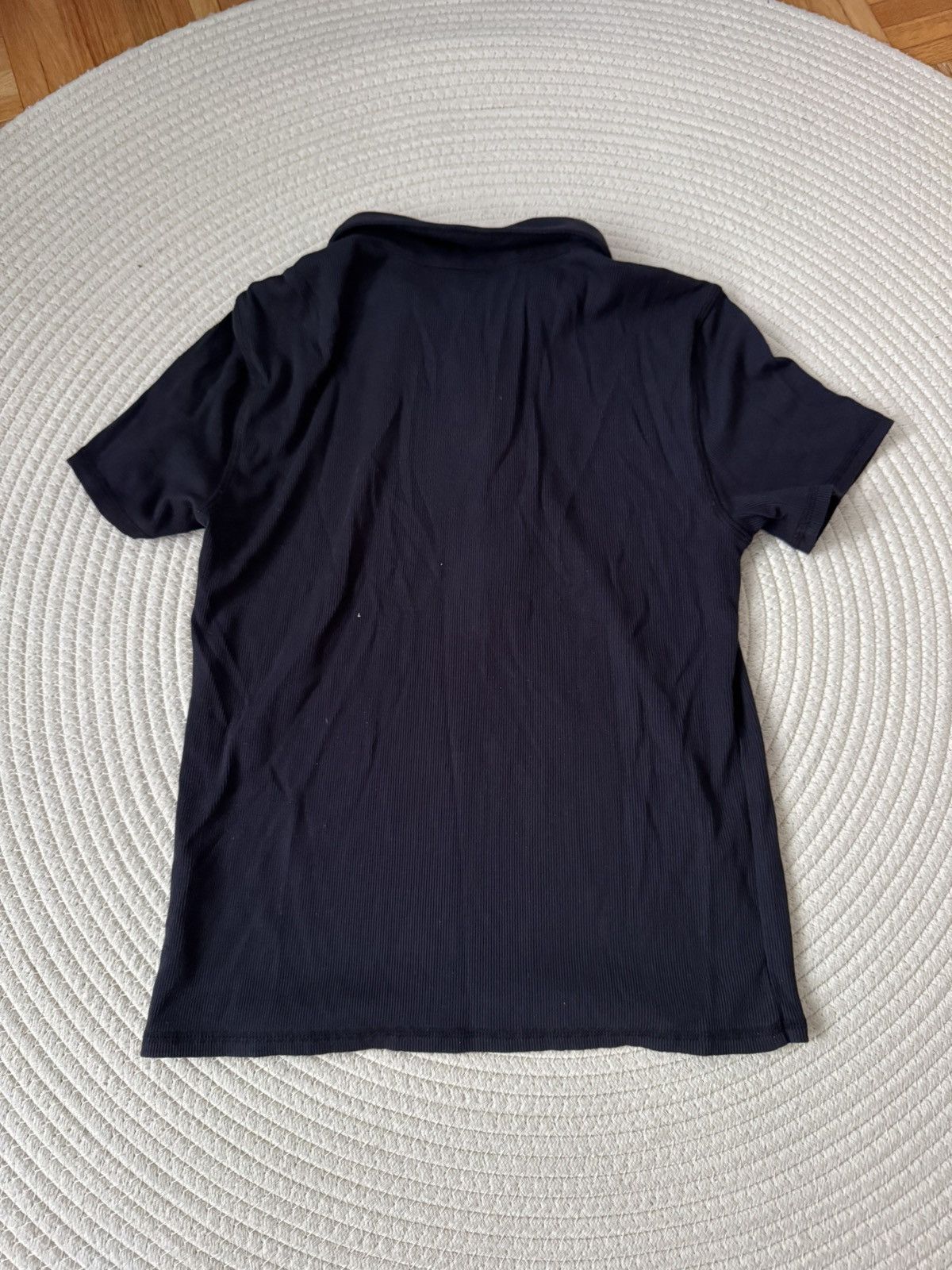 Vuori Vuori black ribbed short sleeve polo size S Size S / US 4 / IT 40 - 4 Thumbnail