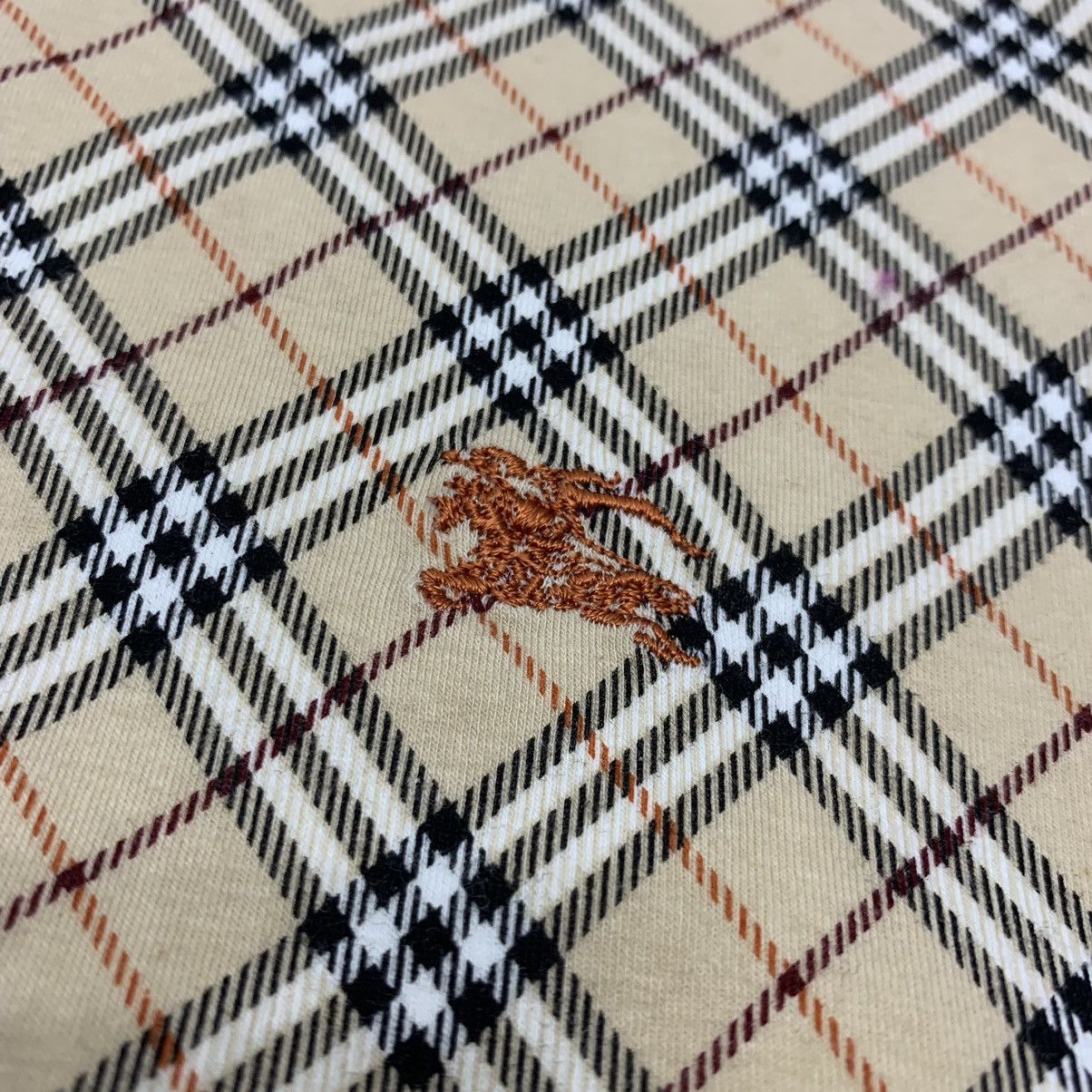 Burberry Vintage Burberry Nova Check Half Button Collared Tshirt Size S / US 4 / IT 40 - 3 Thumbnail