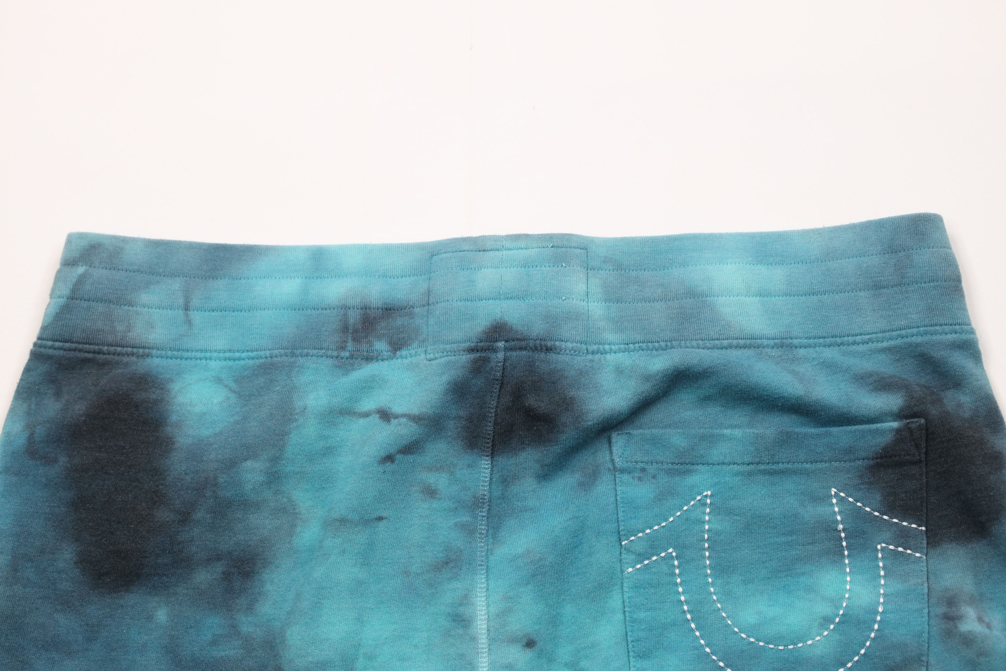 True Religion True Religion Turquoise Acid Wash Active Sweatpants Shorts Size US 36 / EU 52 - 9 Thumbnail
