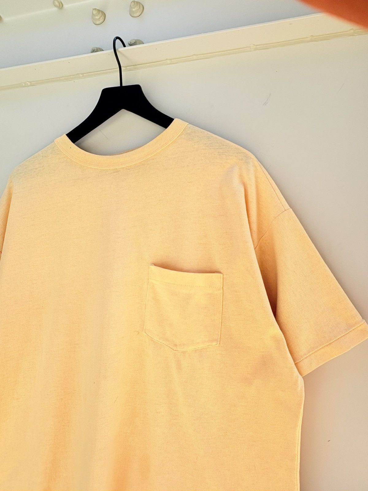 Vintage Vintage Blank Shirt Boxy Pocket Faded Distressed GRUNGE Size US XL / EU 56 / 4 - 3 Thumbnail