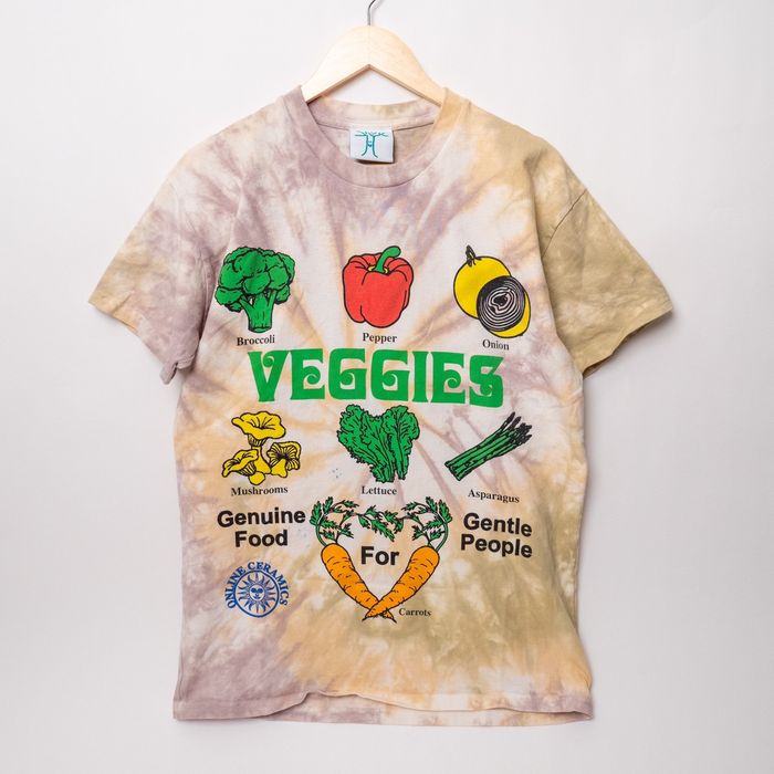 Online Ceramics Online Ceramics T Shirt Veggies Genuine Food size