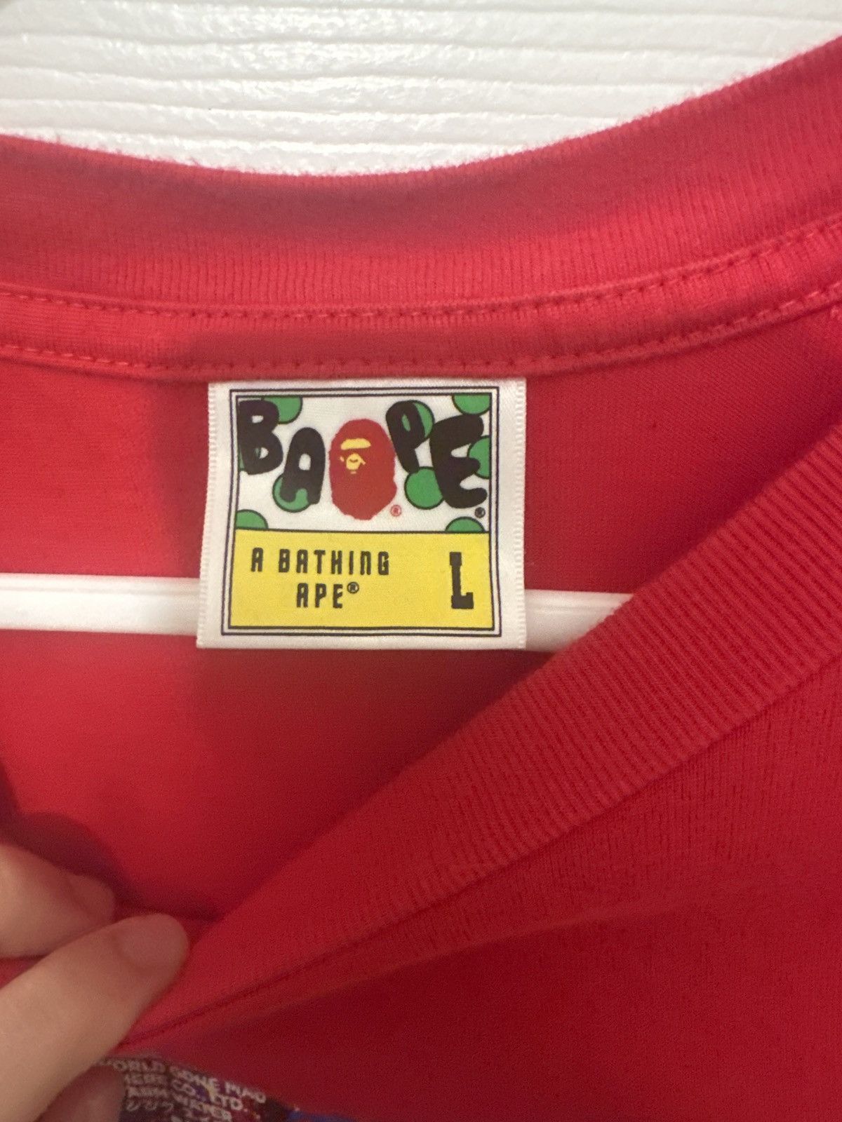Bape Bape 26th anniversary t shirt red Size US L / EU 52-54 / 3 - 3 Thumbnail