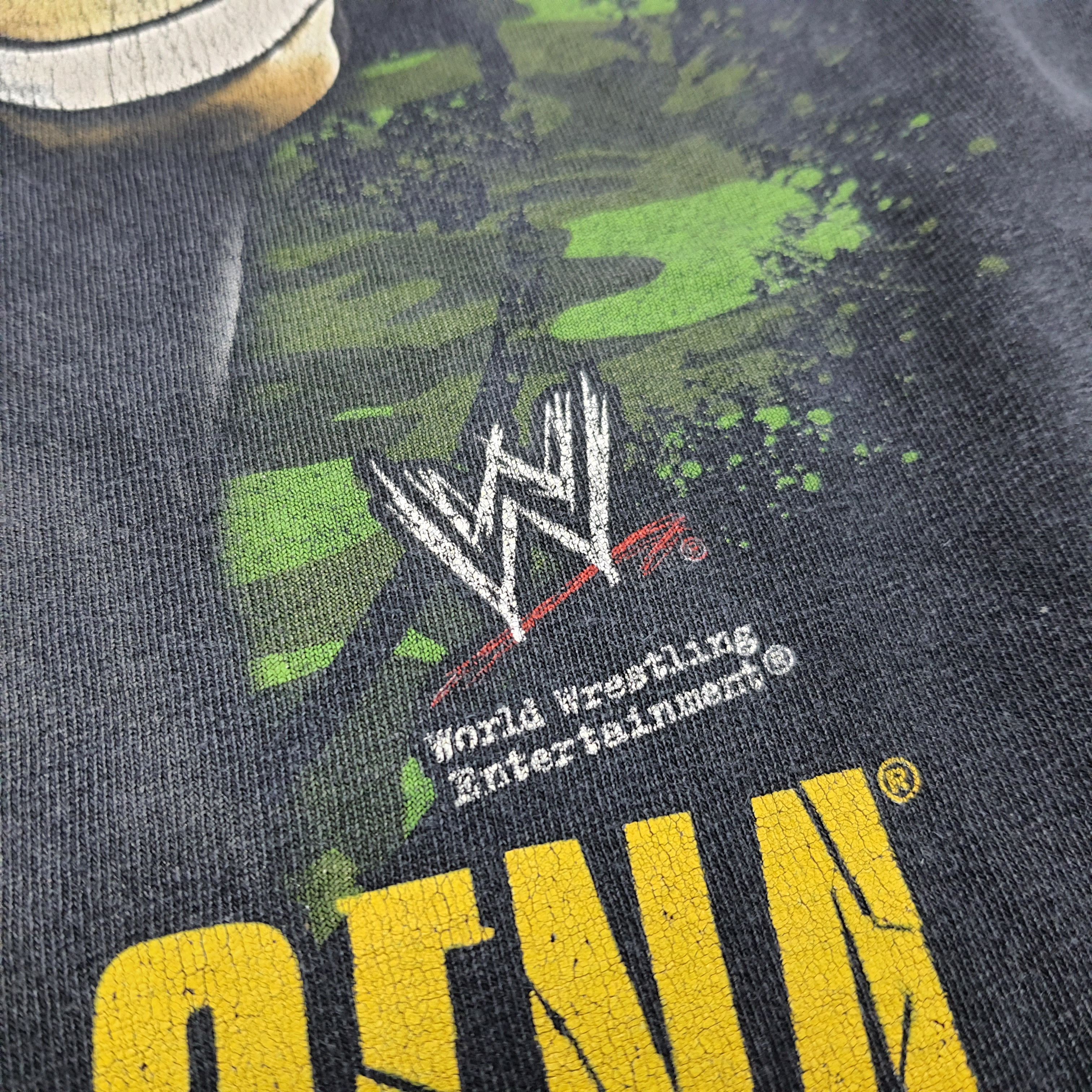 Vintage × WWE × WWF Vintage WWE John Cena World Wrestling Tshirt Size US M / EU 48-50 / 2 - 3 Thumbnail