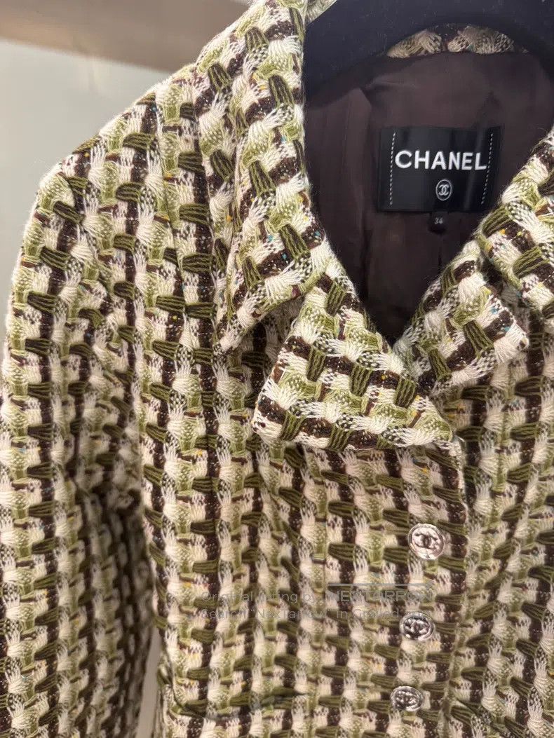 Chanel Chanel 23A Dakar Series Colourful Tweed Coat Size XXS / US 00 / IT 34 - 5 Thumbnail