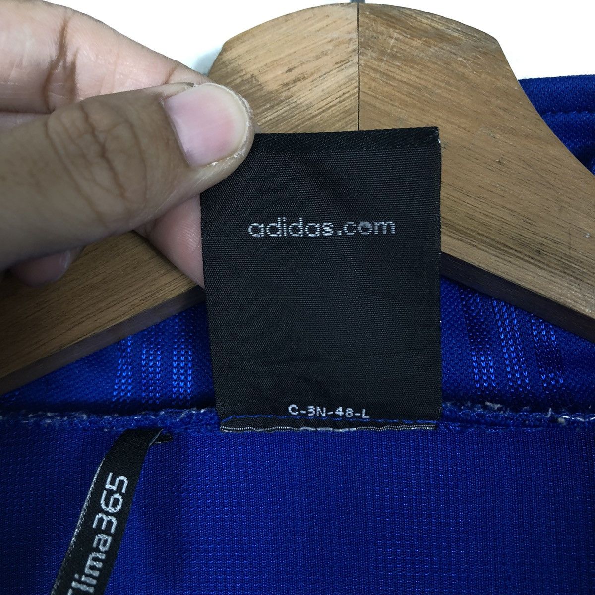 Adidas 🔥Vintage Running Jacket Adidas Big Logo Size US L / EU 52-54 / 3 - 21 Thumbnail