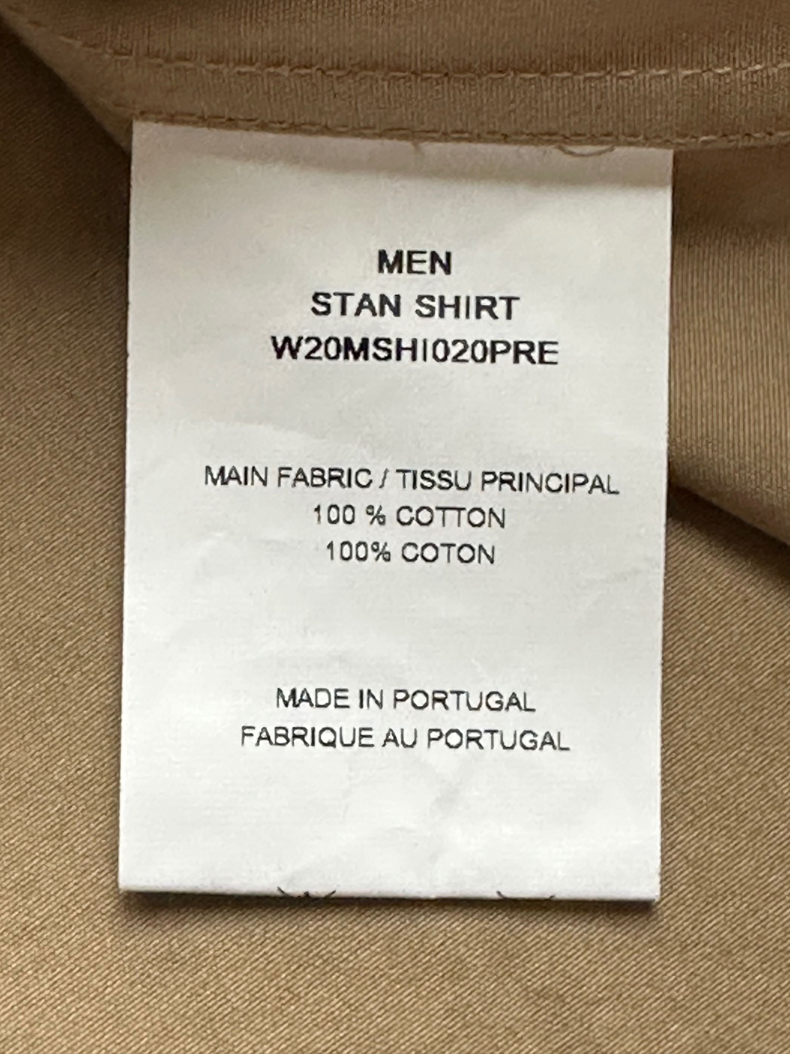 Officine Generale Officine Générale Stan Overshirt - Beige - XXL Size US XXL / EU 58 / 5 - 5 Thumbnail