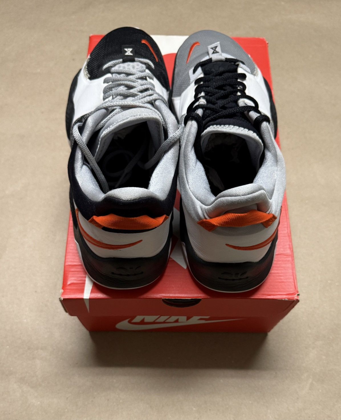 Nike Nike PG 5 Promo Black White Orange Mens size 14 Basketball! Size US 14 / EU 47 - 4 Thumbnail