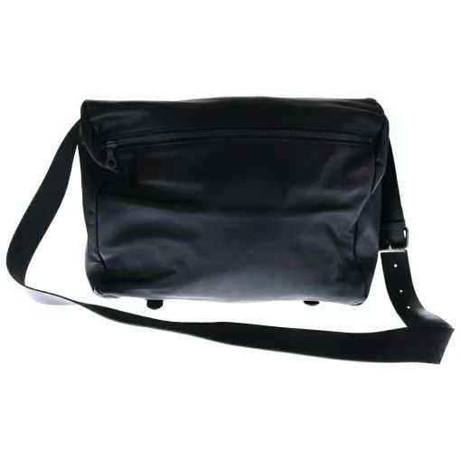 Yohji Yamamoto POUR HOMME 90s flap square leather shoulder bag Size ONE SIZE - 2 Thumbnail