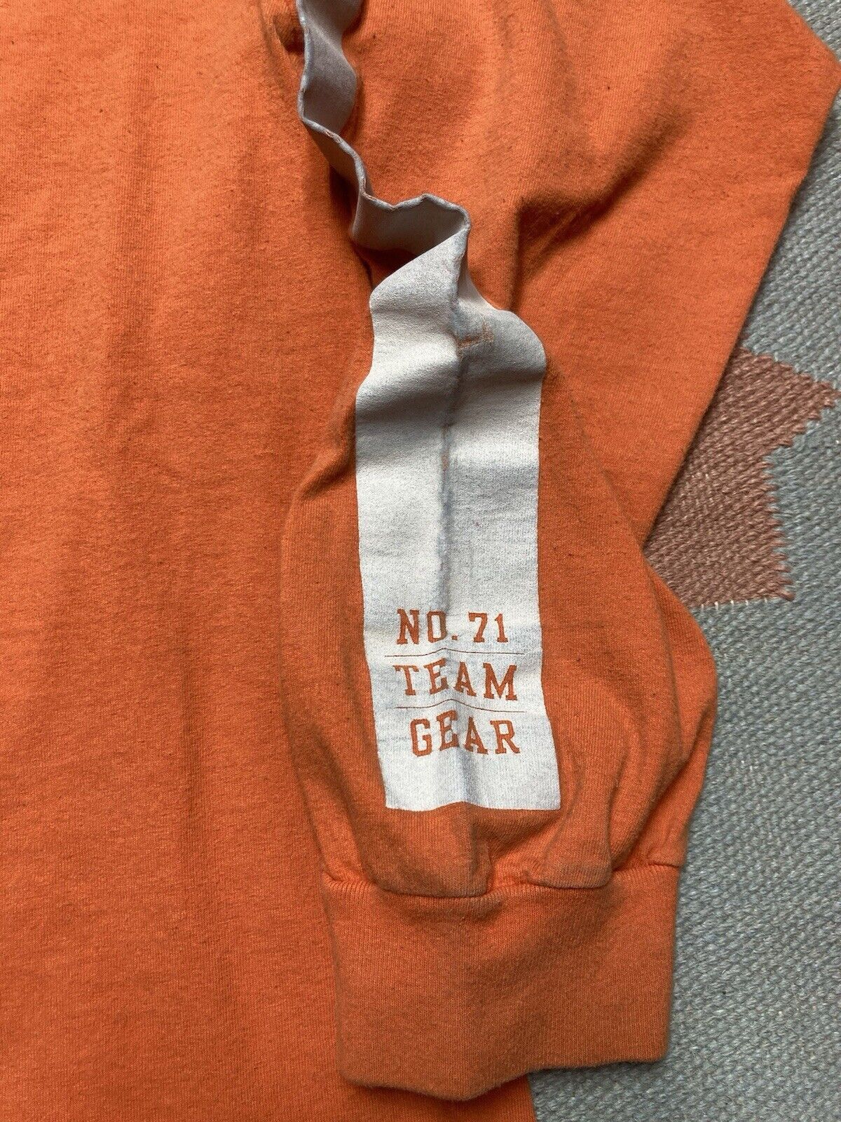 Nike × Vintage Vtg t shirt Nike athletic department y2k orange adult medium Size US M / EU 48-50 / 2 - 5 Thumbnail