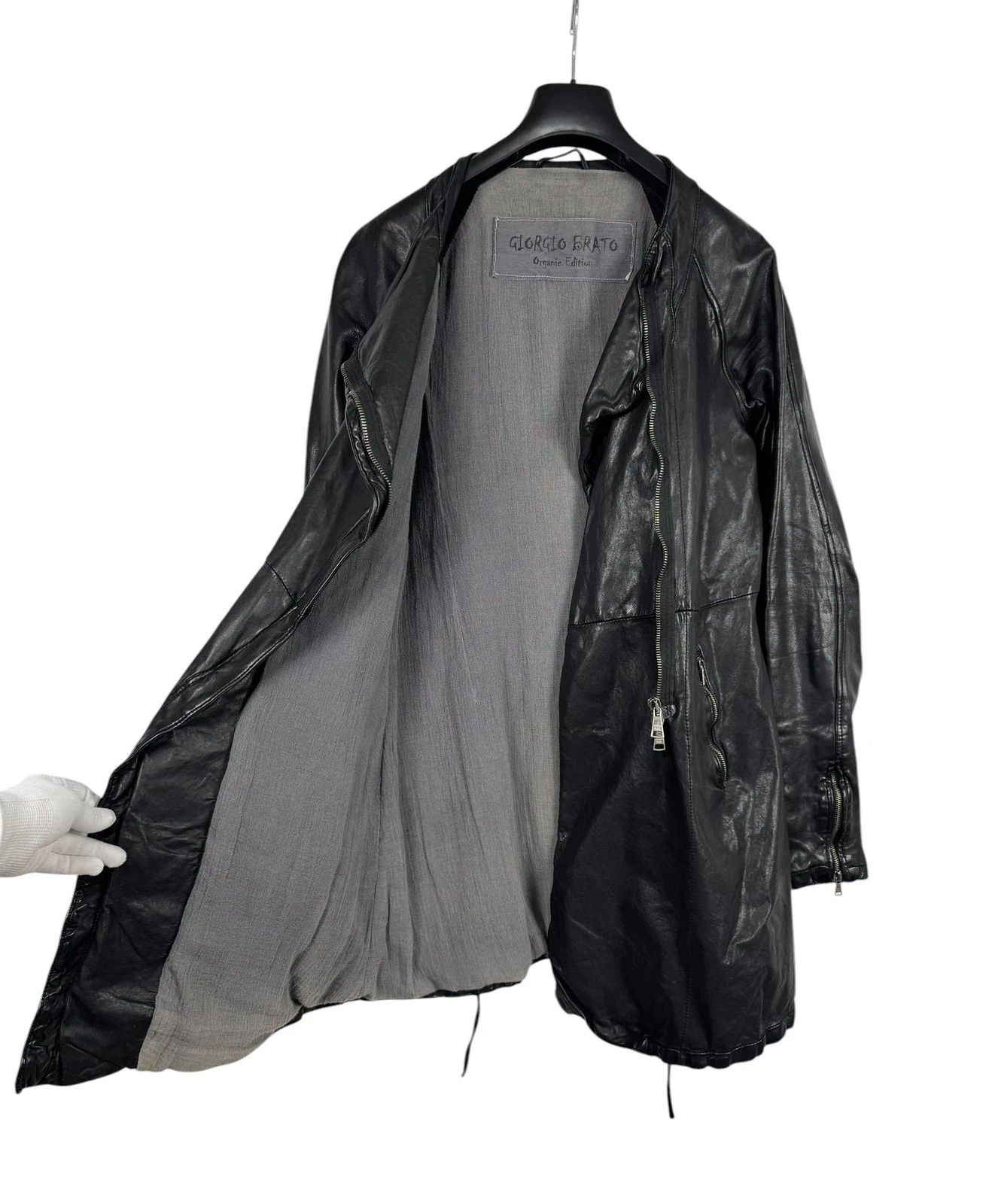 Giorgio Brato Giorgio Brato Genuine Leather Jacket Organic Edition size 42 Size M / US 6-8 / IT 42-44 - 15 Thumbnail