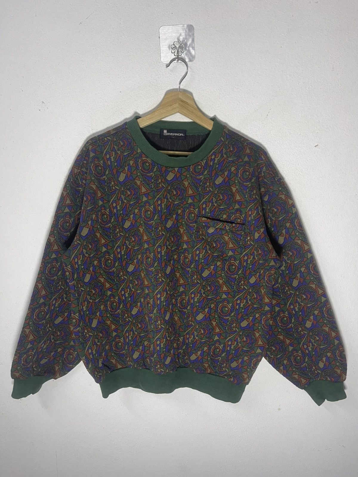 Vintage Vintage GOVERNOR Brand Sweatshirt Size US L / EU 52-54 / 3 - 1 Thumbnail