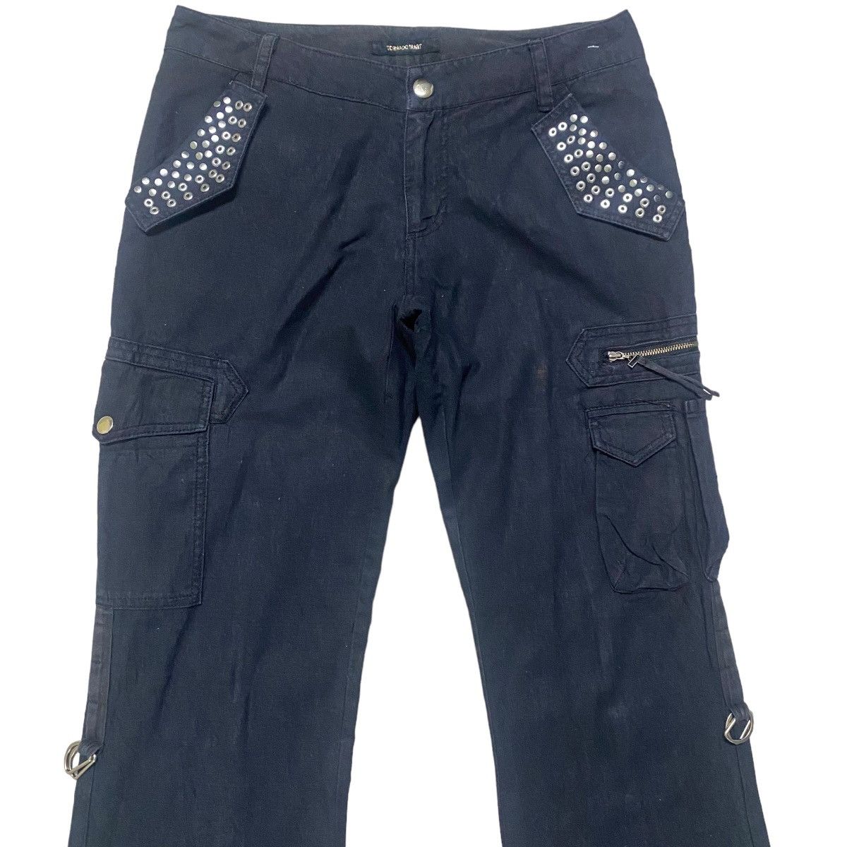 Tornado Mart Vintage Tornado Mart Flare Pants Linen Size 29" - 3 Thumbnail