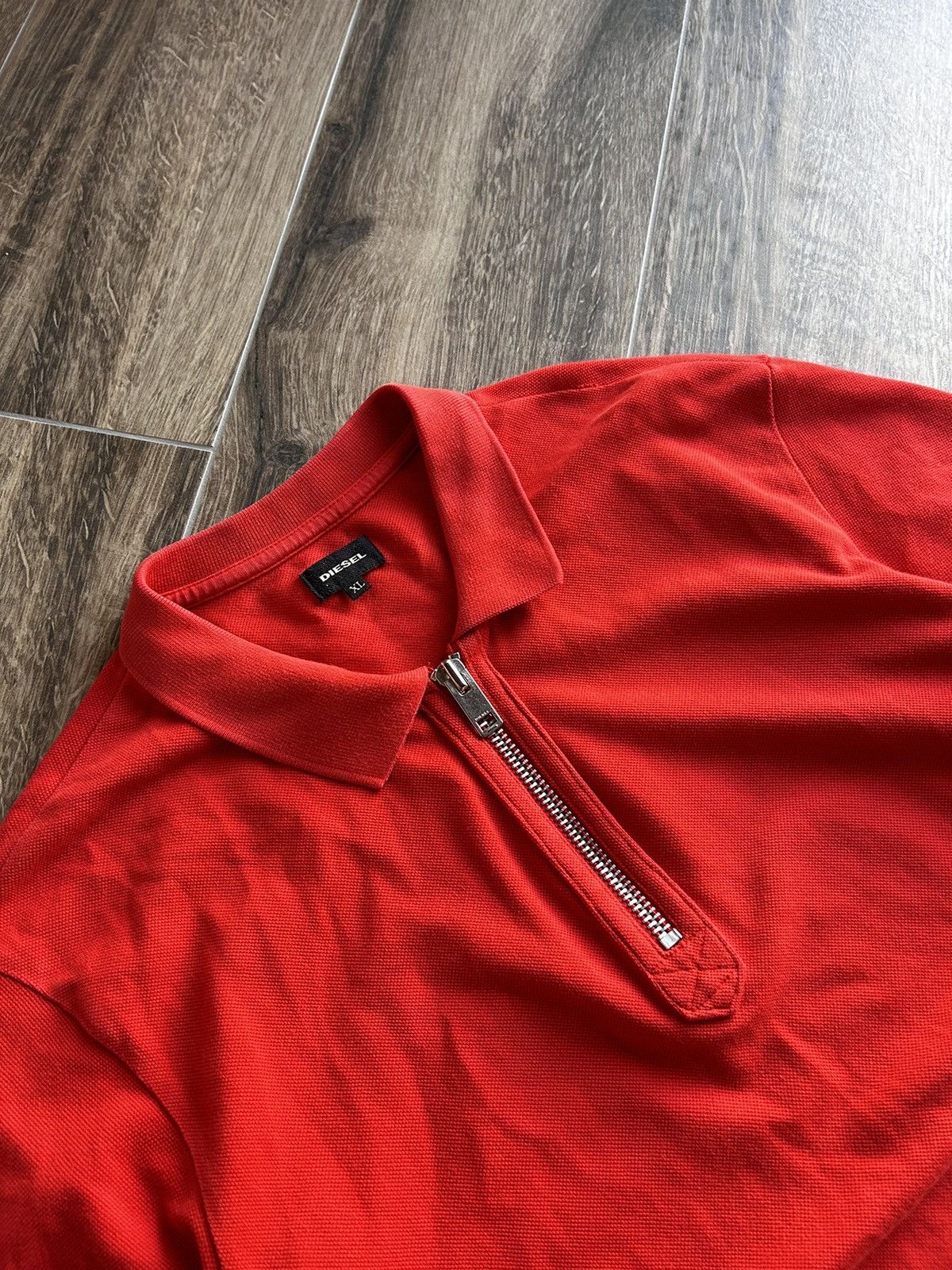 Diesel Diesel zipper polo shirt mens Size US XL / EU 56 / 4 - 2 Thumbnail