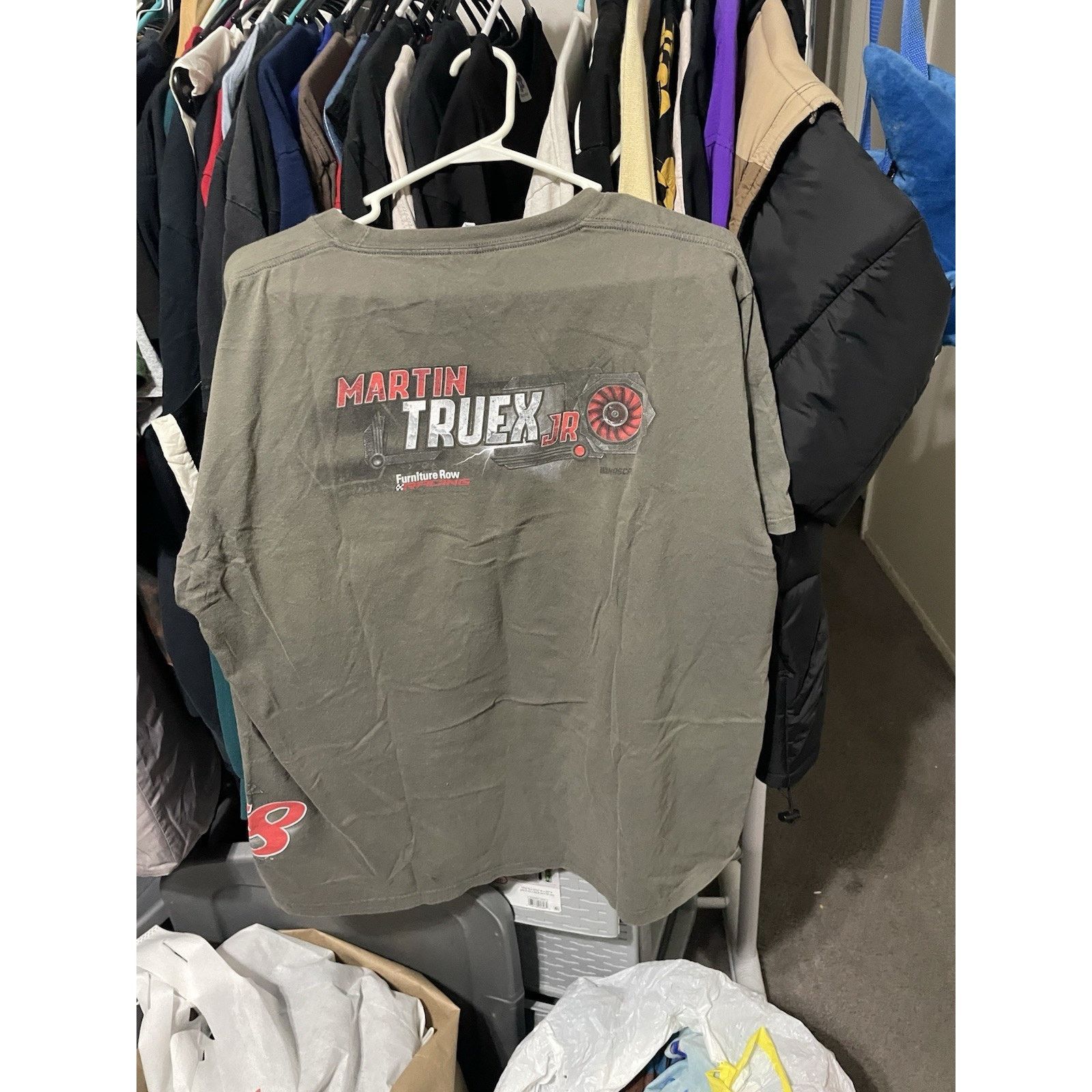Port Authority Size XL- Nascar Men Martin Truex Jr Furniture Row Race Shirt Size US XL / EU 56 / 4 - 2 Thumbnail
