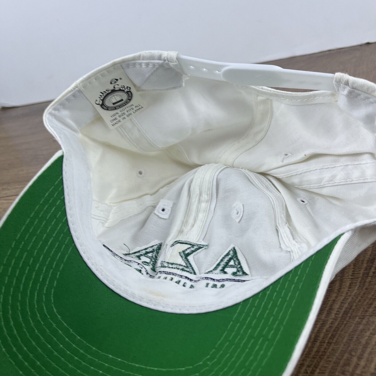 Other Miami University Hat AEA AZA Hat White Hat Adjustable White Size ONE SIZE - 15 Thumbnail