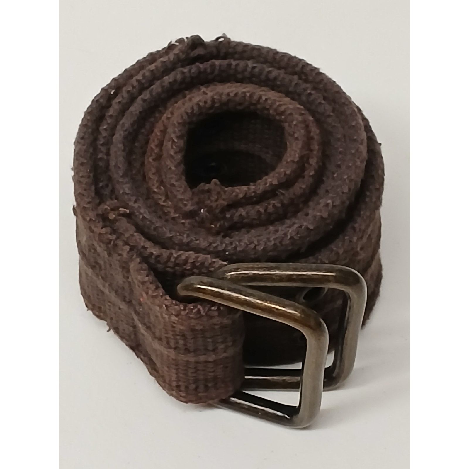 Other Brown (44) Braided Woven Leather Casual Belt Size 44 - 2 Thumbnail