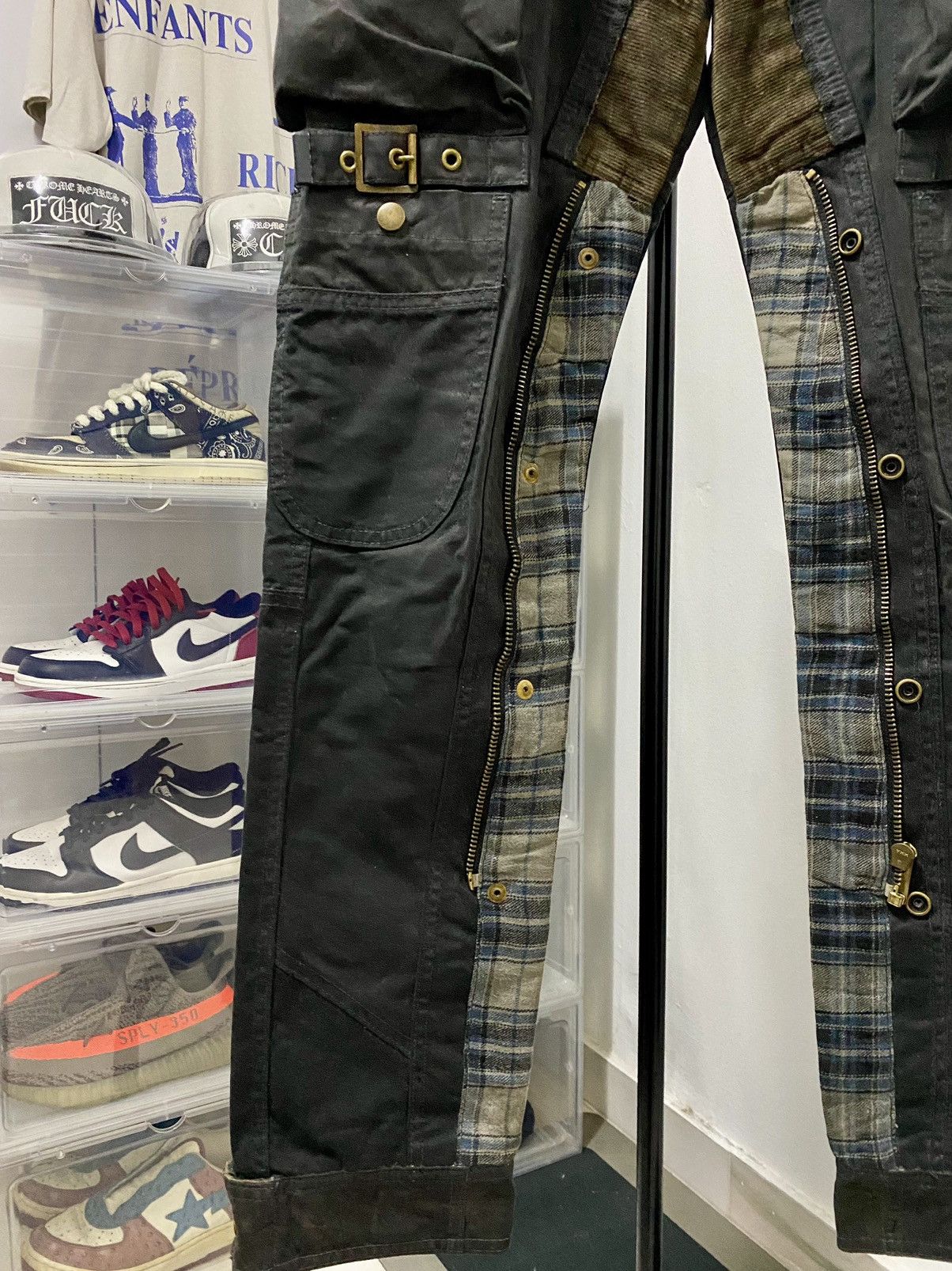 Undercover Vintage Undercover AW08 oiled waxed Cargo Bondage Pants Size US 30 / EU 46 - 7 Thumbnail