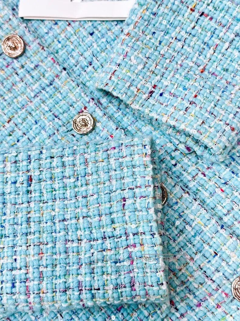 Chanel Chanel Twill soft tweed sequin braided two-pocket tweed ja Size XS / US 0-2 / IT 36-38 - 5 Thumbnail
