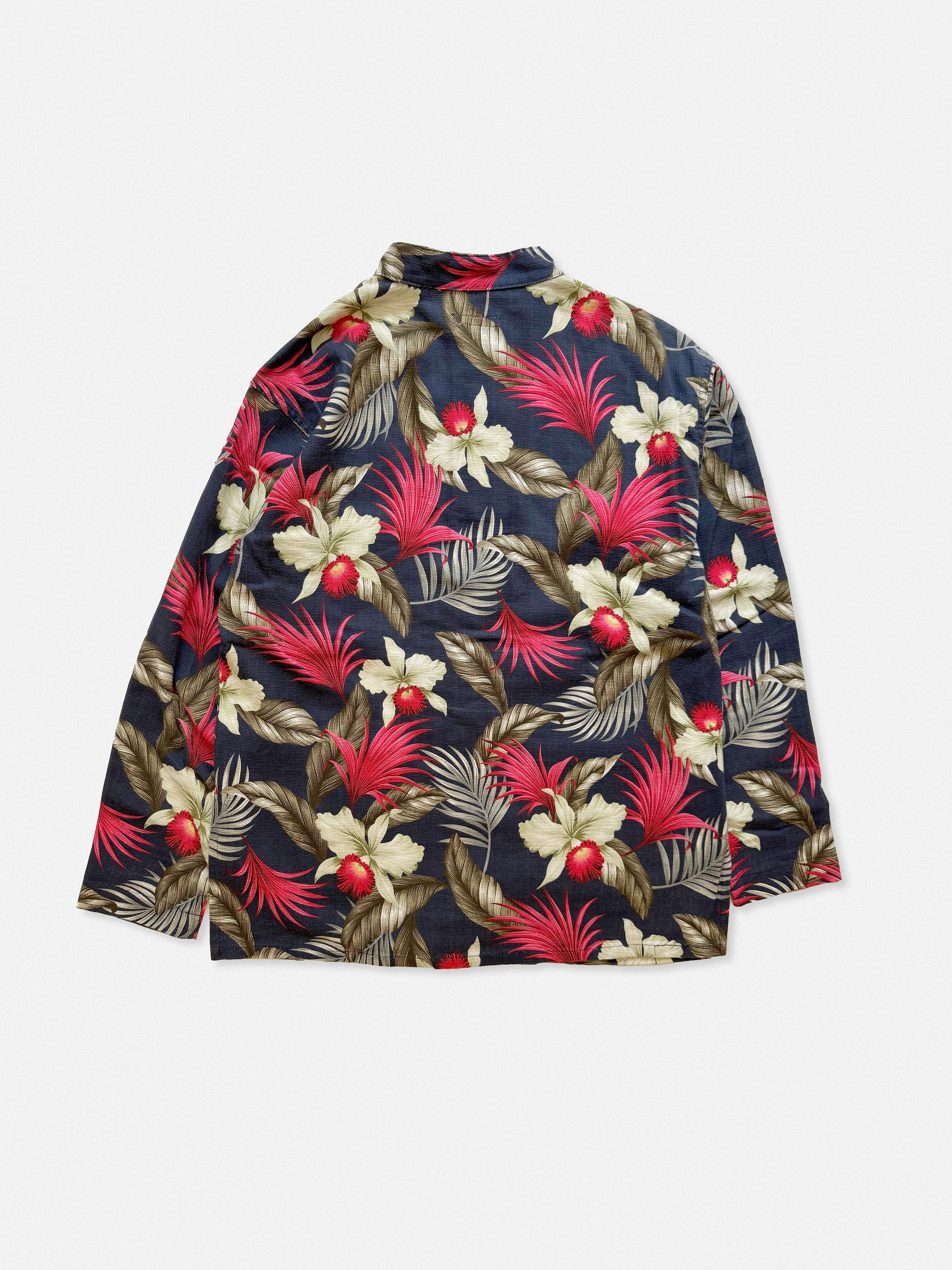 Engineered Garments Dayton Shirt Navy Floral Java Cloth