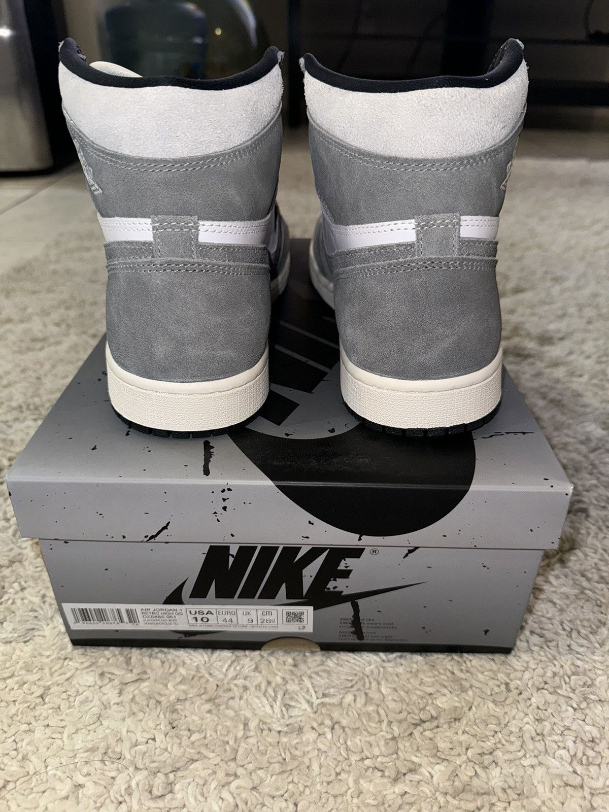 Jordan Brand Jordan 1 High Washed Black Size US 10 / EU 43 - 5 Thumbnail